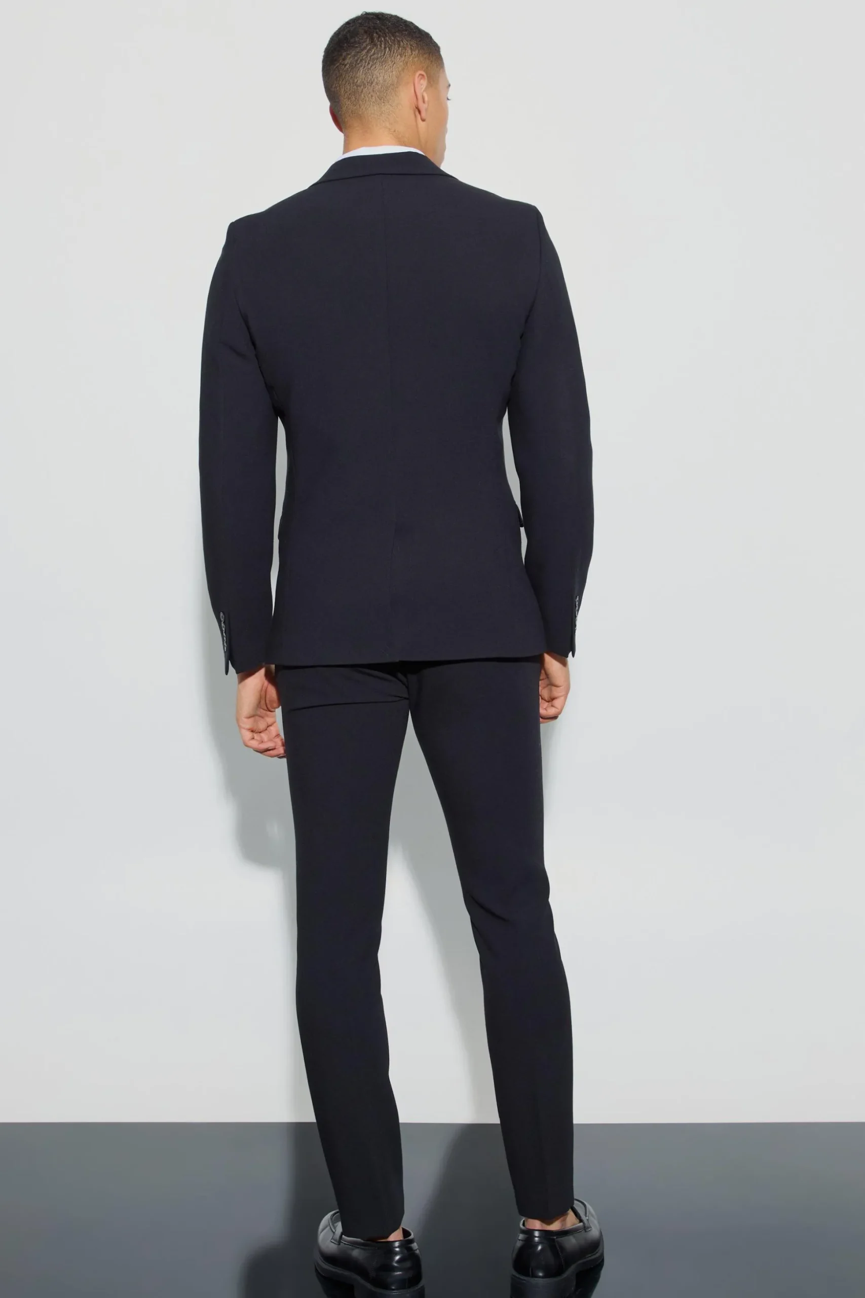 Jersey Skinny Single Breasted Suit Jacket | BoohooMAN UK