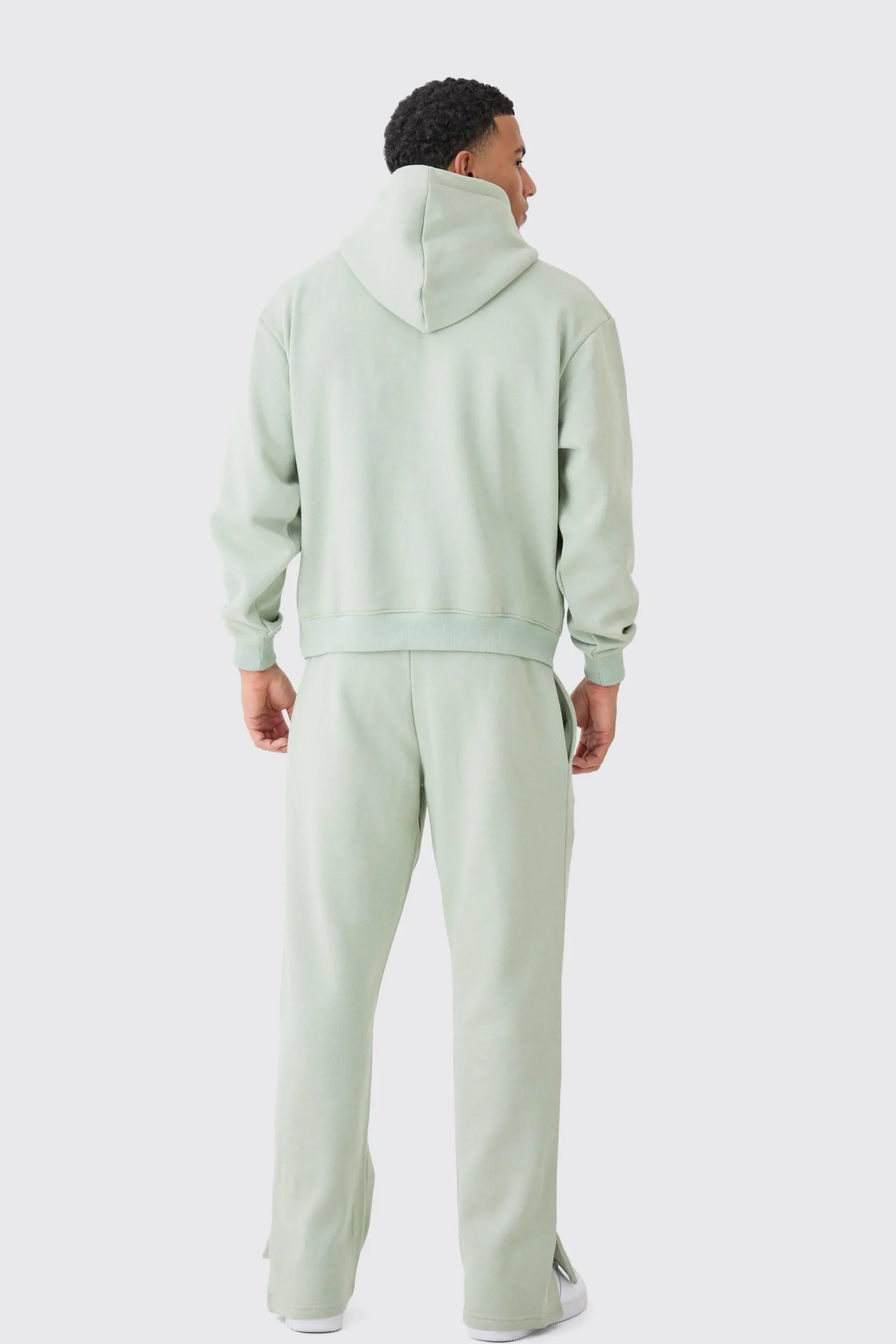 Limited Edition Oversized Boxy Split Hem Tracksuit | BoohooMAN UK