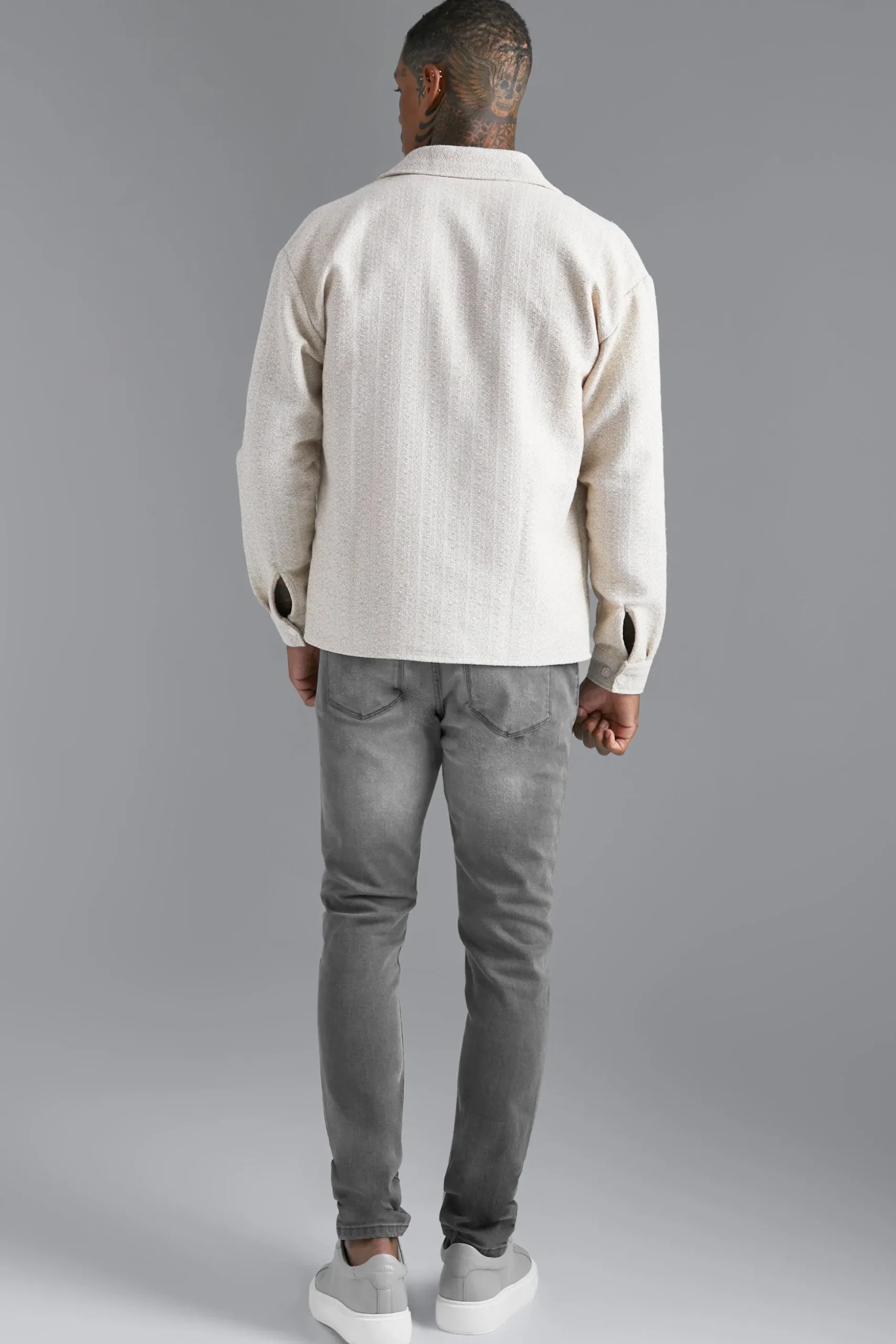 Long Sleeve Flannel Check Shirt | BoohooMAN UK