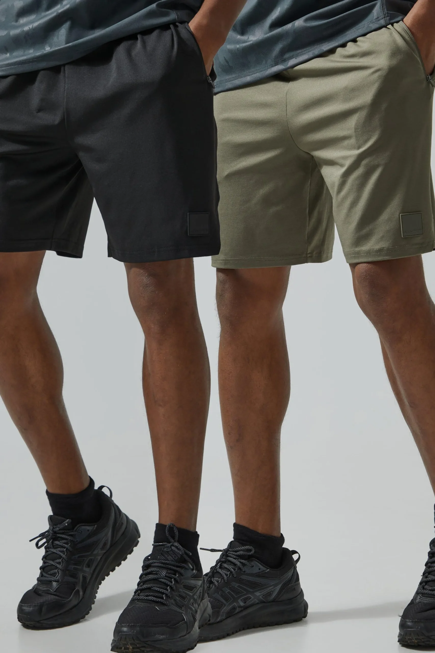 Man Active 2 Pack 5inch Performance Shorts | BoohooMAN UK