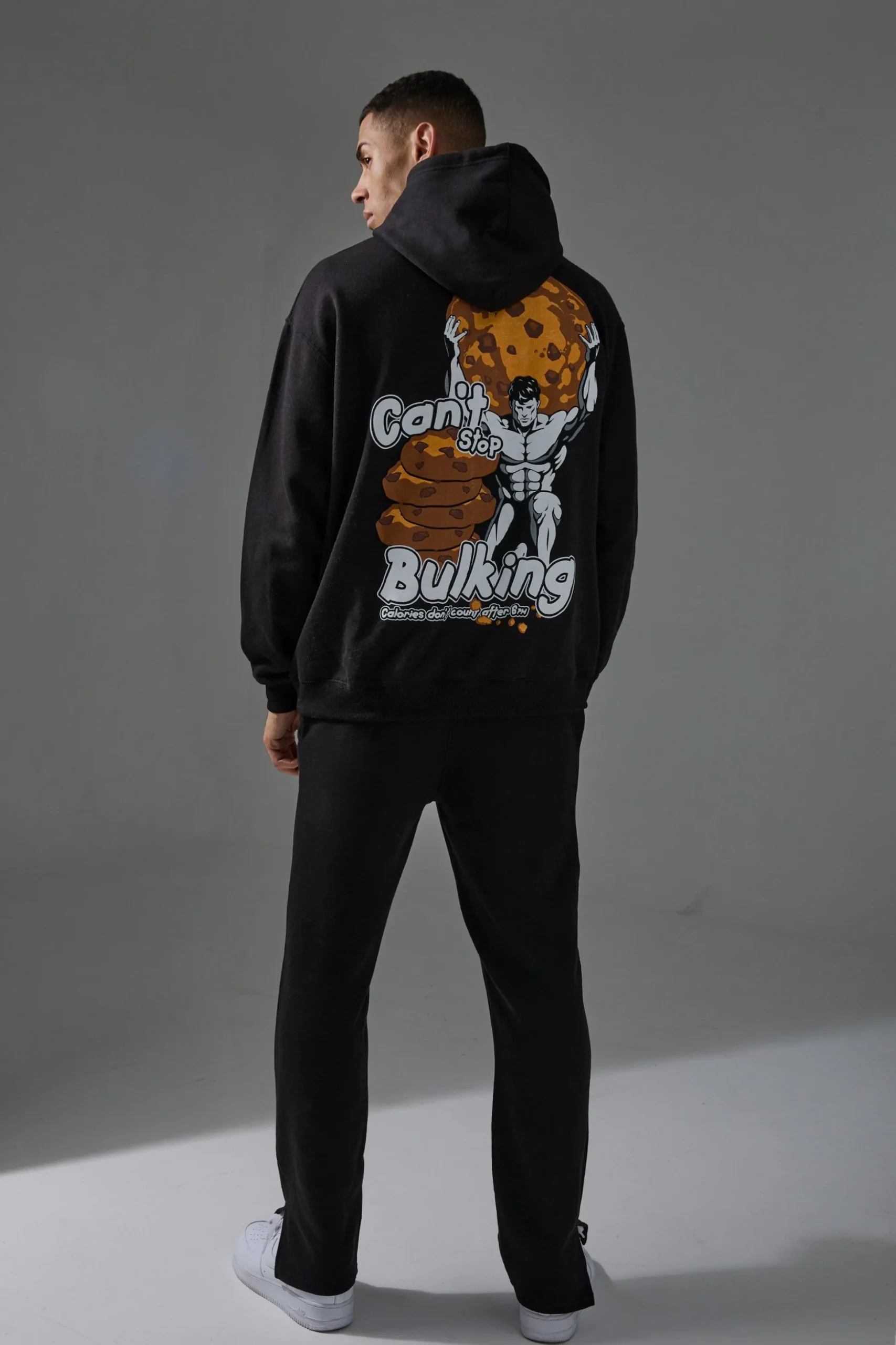 Man Active Bulking Oversized Hoodie | BoohooMAN UK