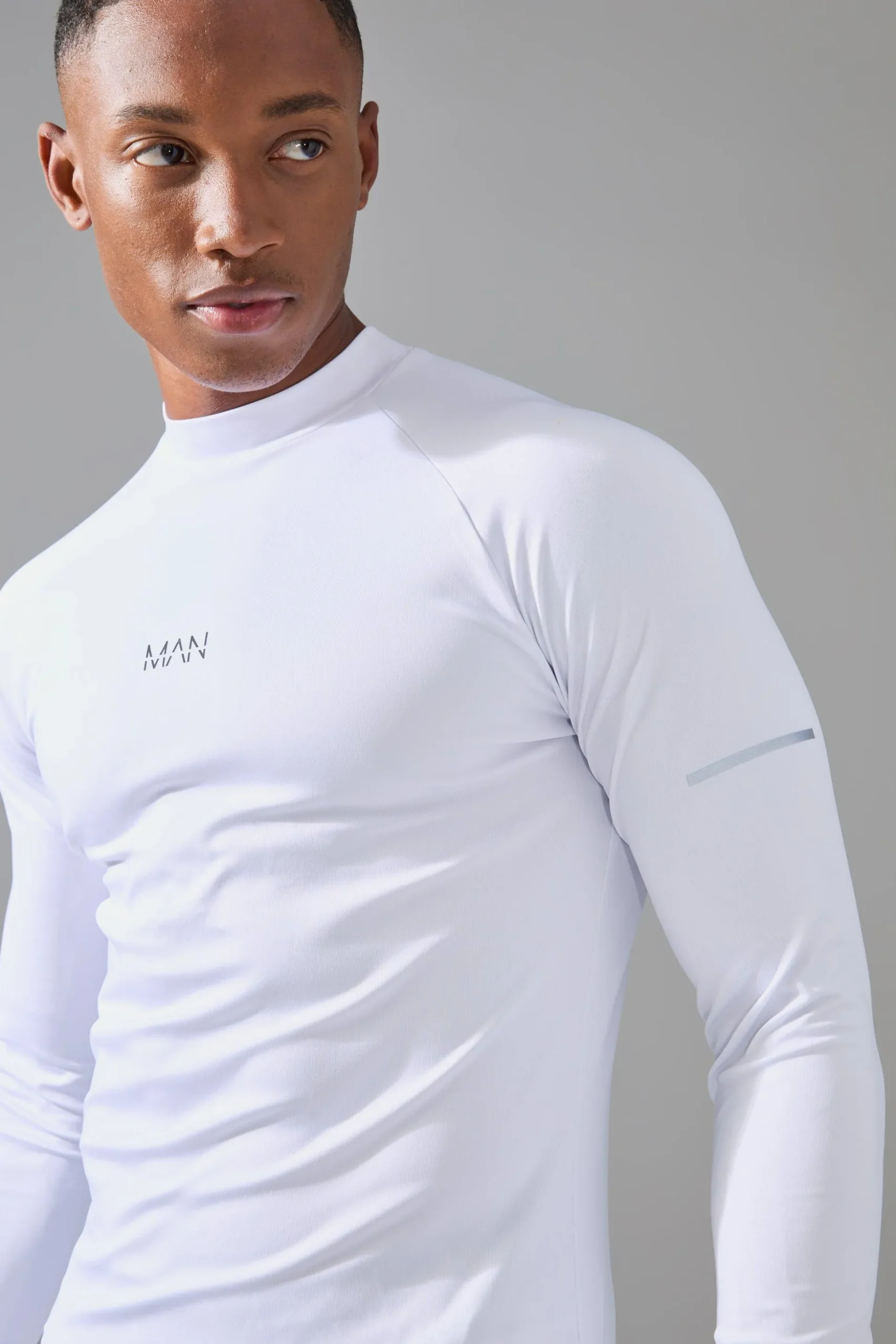 Man Active Compression Training Top | BoohooMAN UK