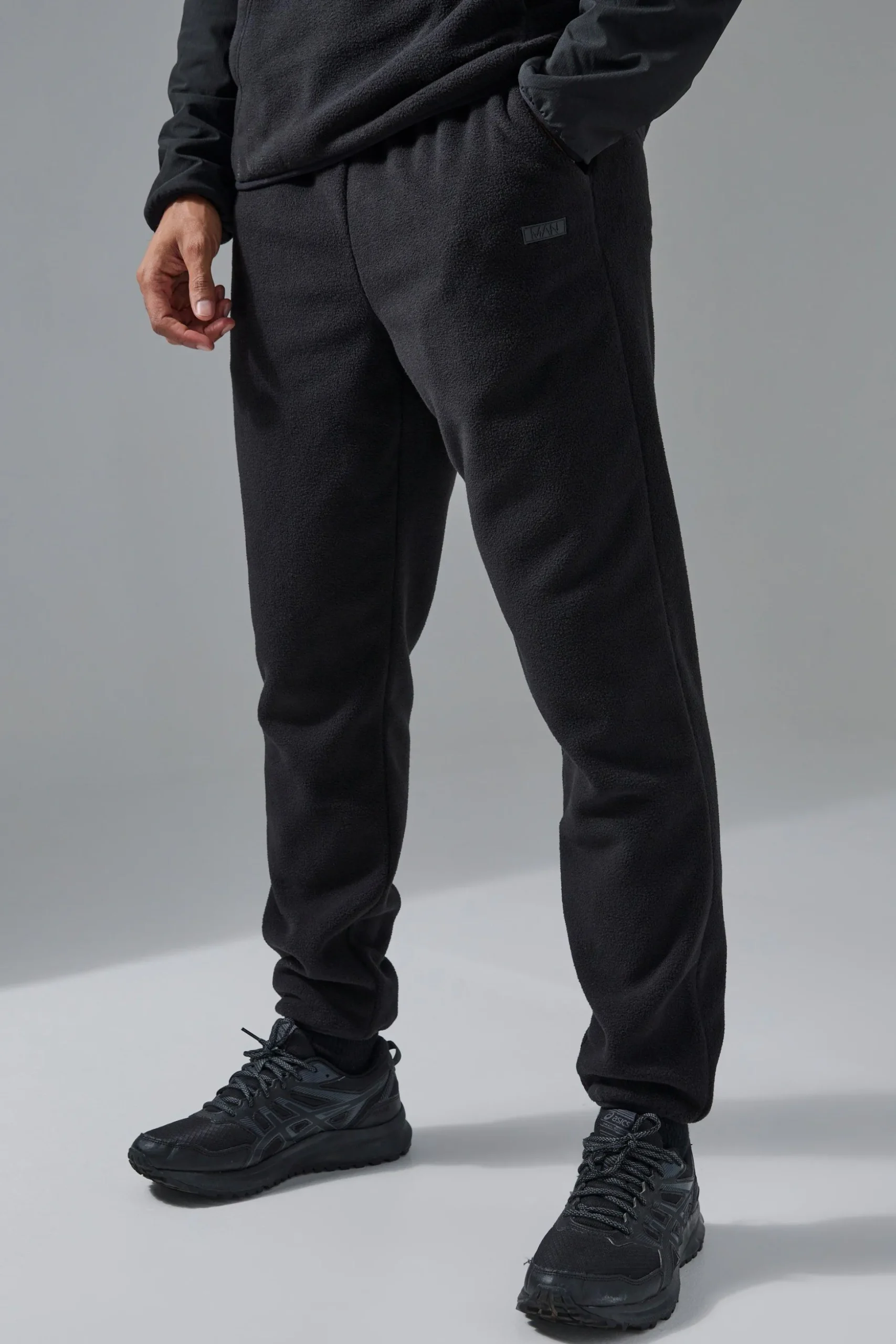 Man Active Fleece Jogger | BoohooMAN UK