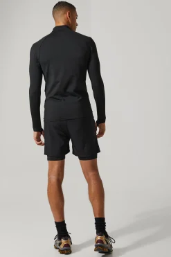Man Active Raglan Muscle Fit 1/4 Zip Top | BoohooMAN UK