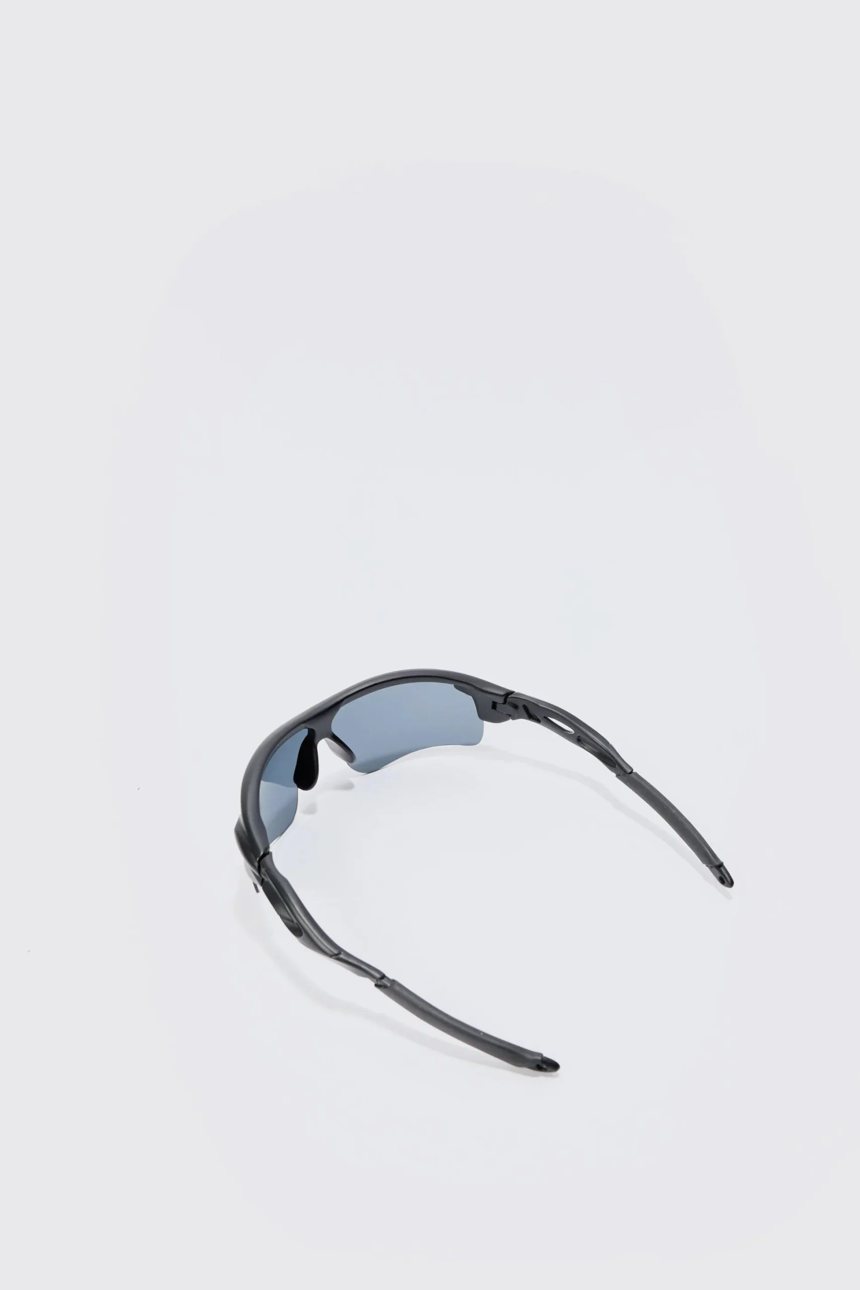 Man Active Rubberised Smoke Lense Sunglasses | BoohooMAN UK