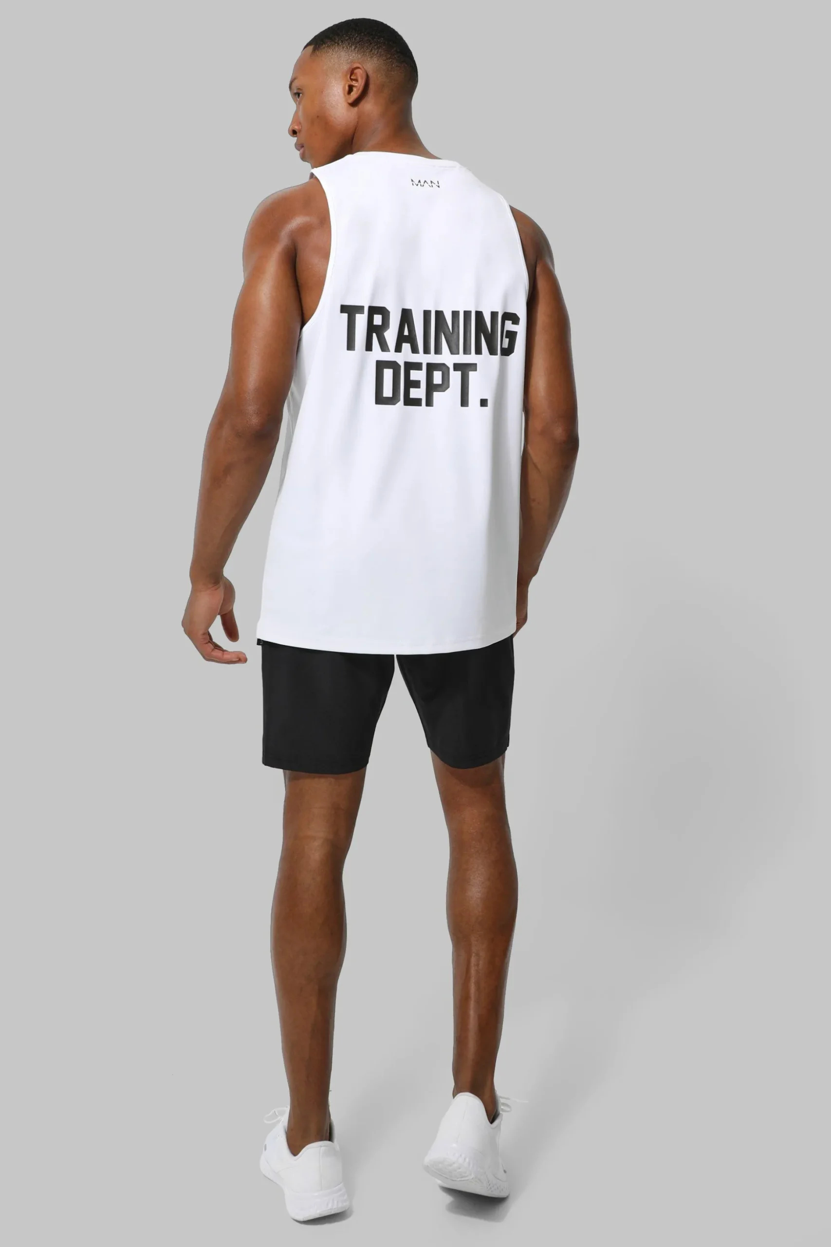 Man Active Training Dept Performance Reg Fit Vest | BoohooMAN UK