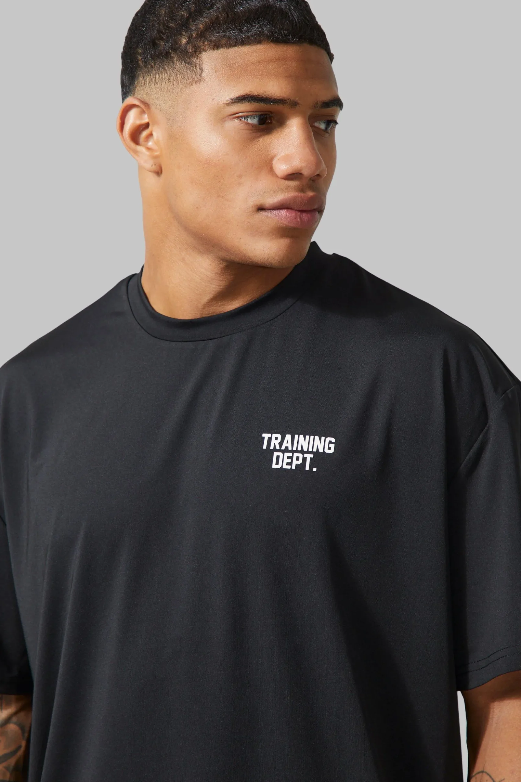 Man Active Training Dept Oversized T Shirt | BoohooMAN UK