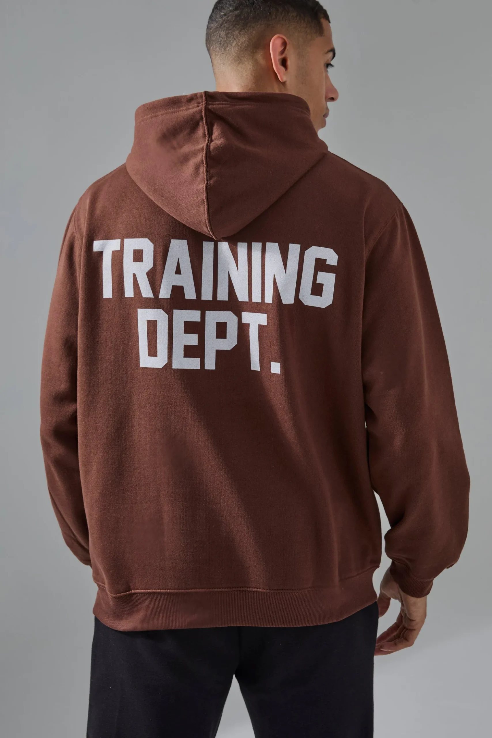Man Active Training Dept Oversized Hoodie | BoohooMAN UK