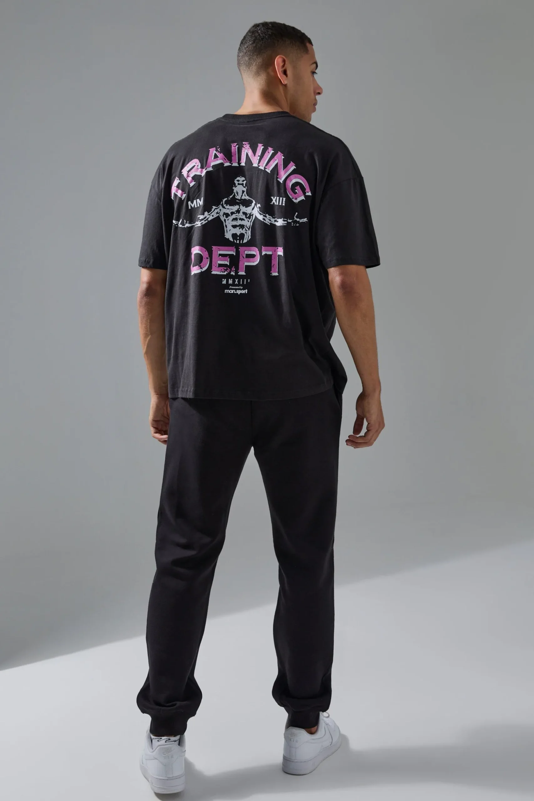 Man Active Training Dept Oversized T-shirt | BoohooMAN UK
