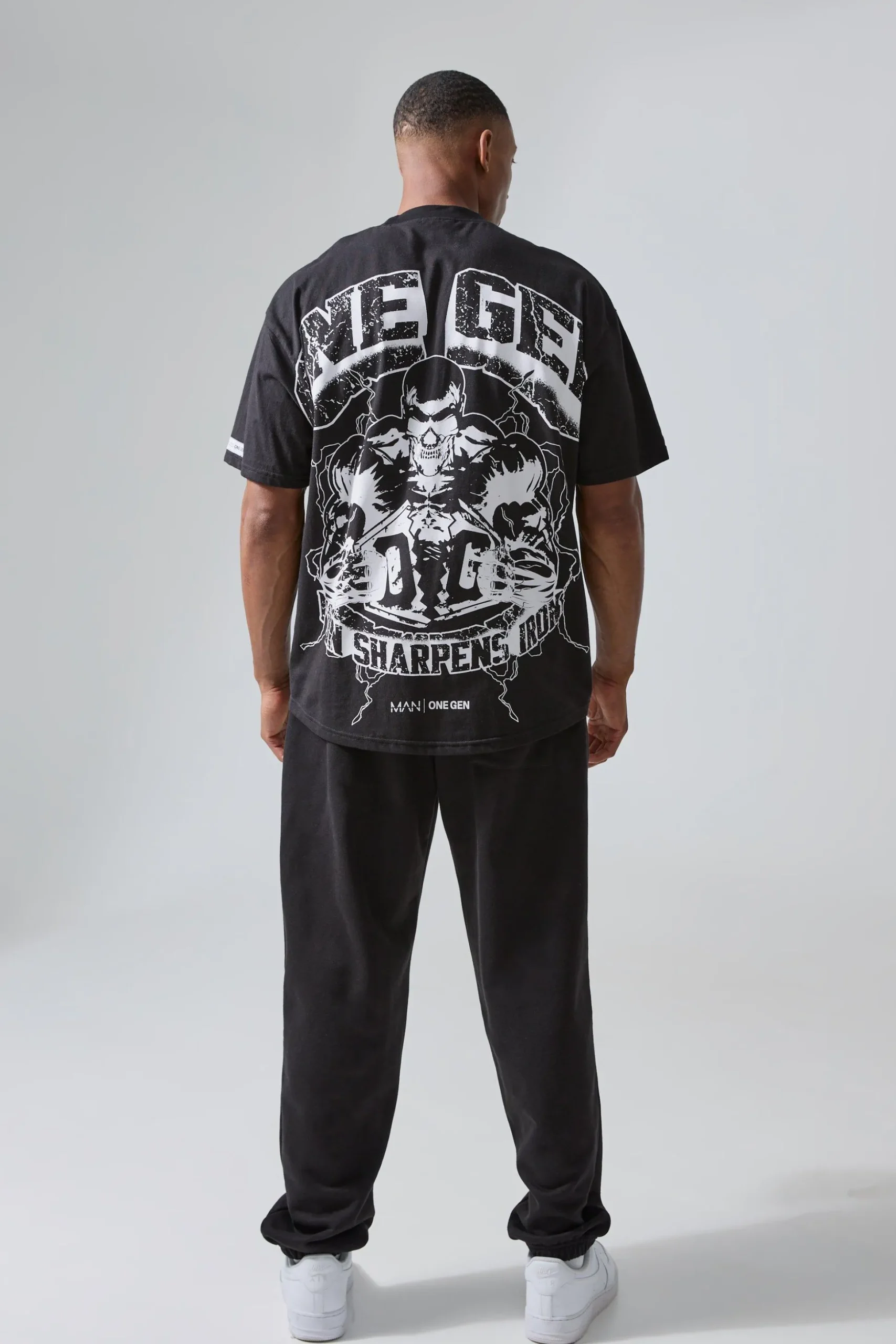 Man Active X Og Gym Oversized Jogger | BoohooMAN UK