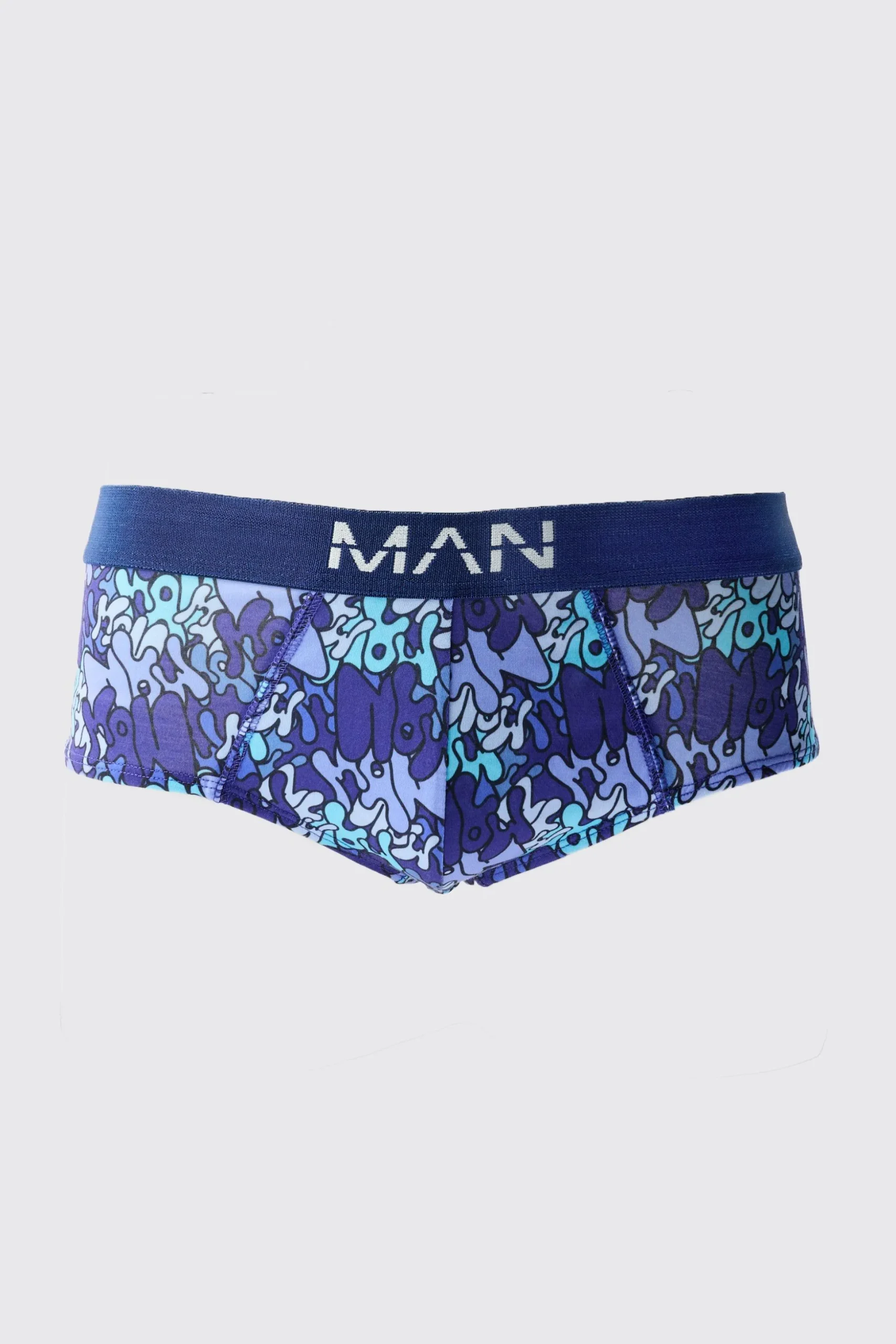Man Graffiti Briefs | BoohooMAN UK