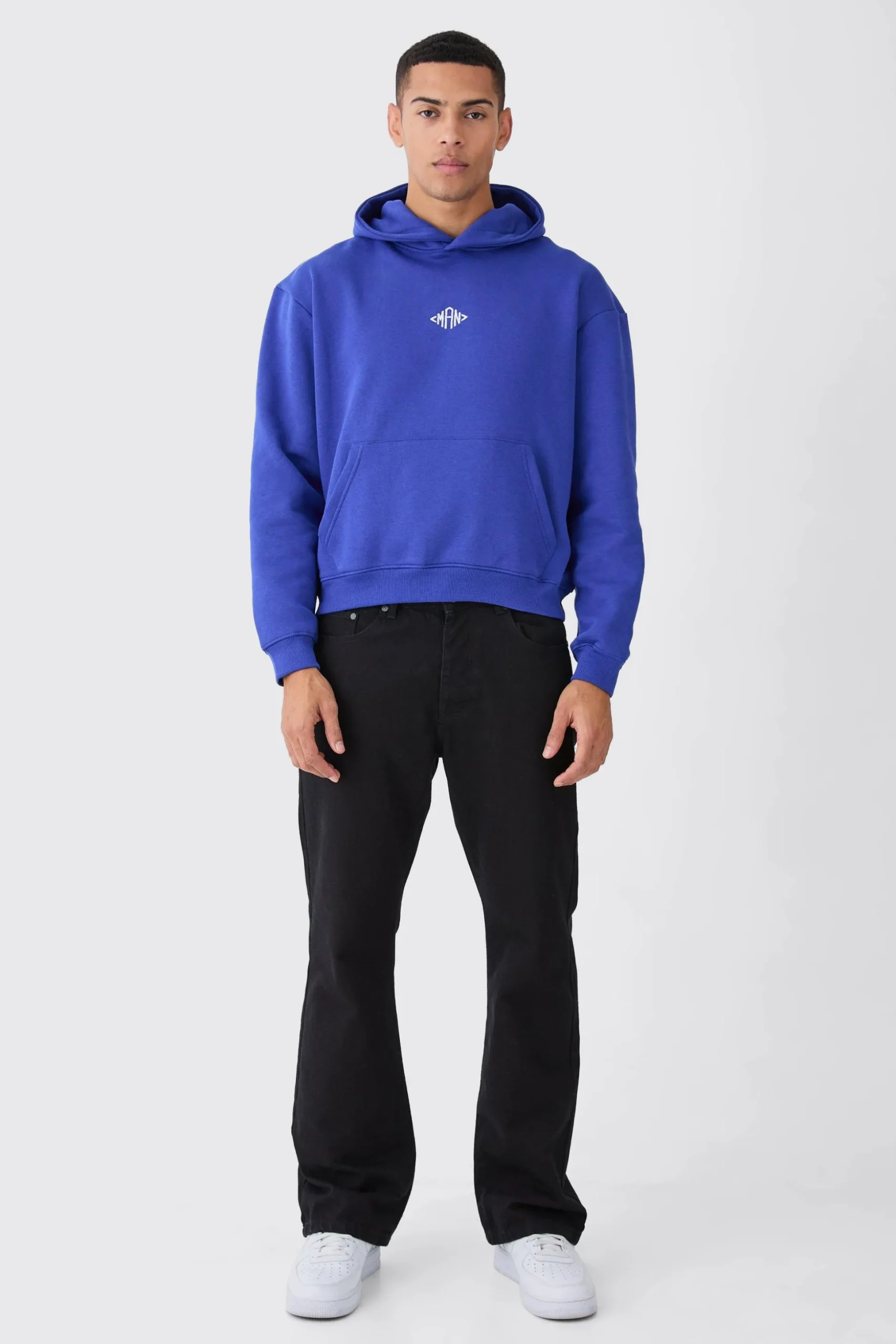Man Oversized Boxy Hoodie | BoohooMAN UK
