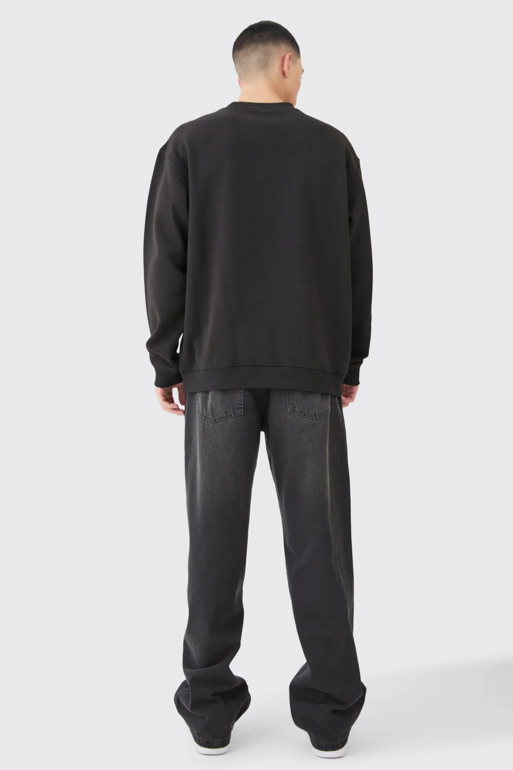 Man Print Sweatshirt | BoohooMAN UK