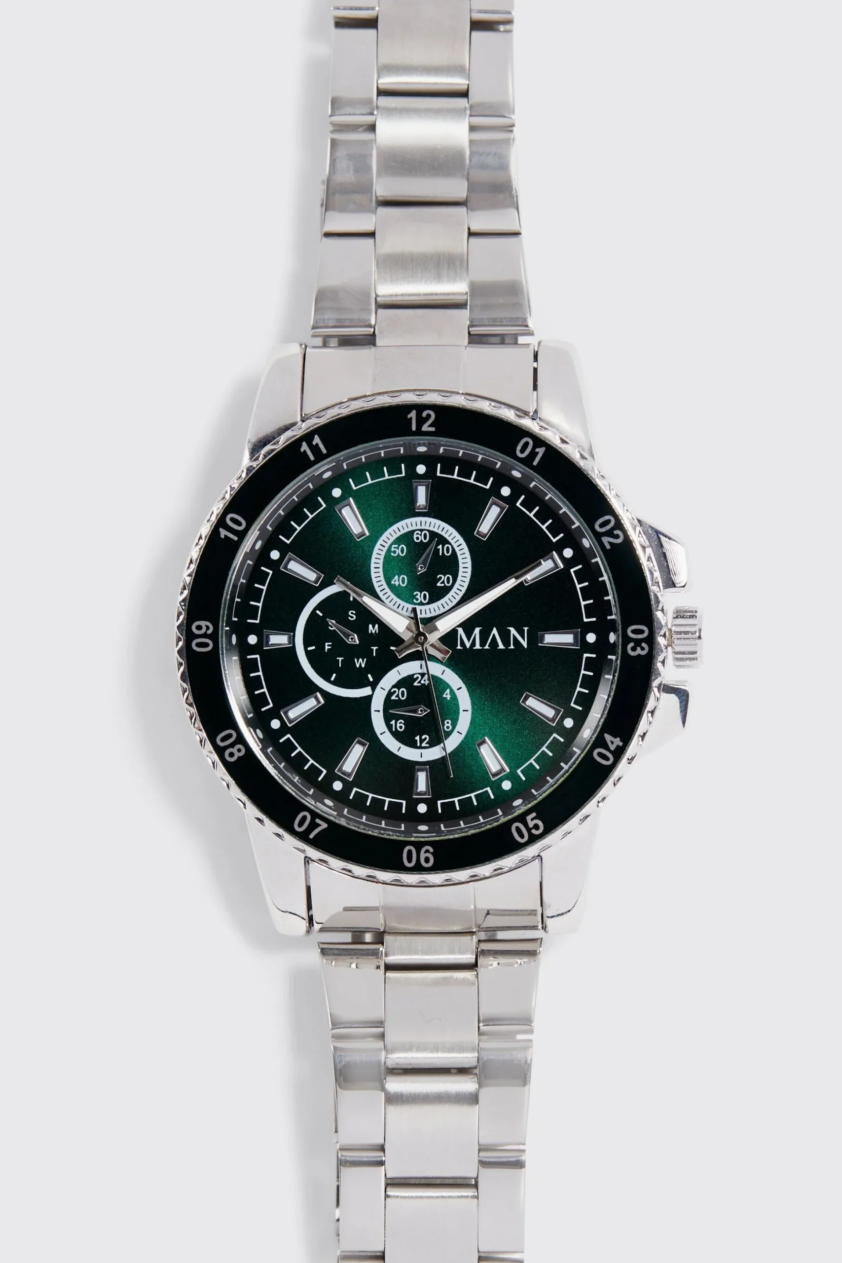 Man Roman Chronograph Style Watch | BoohooMAN UK