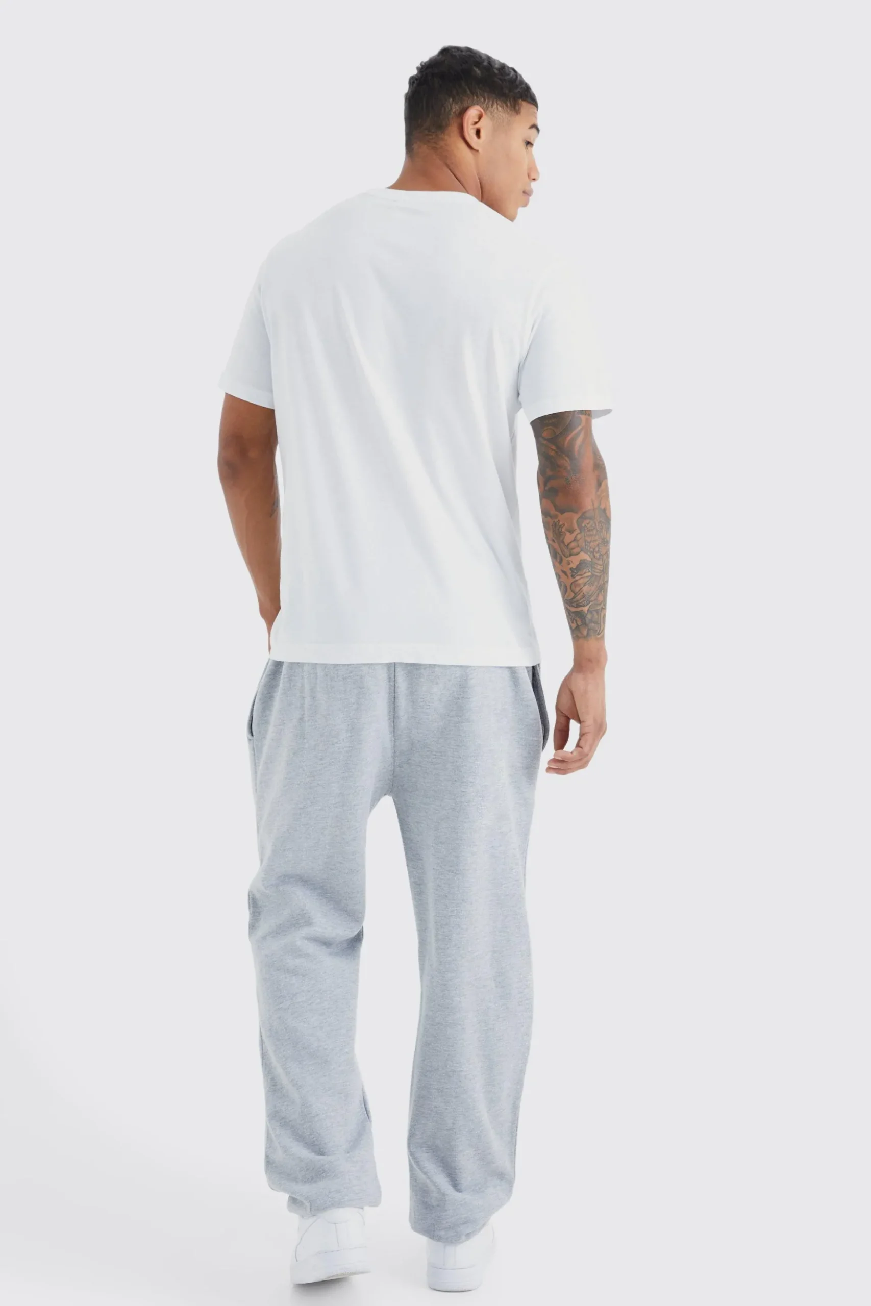 Man Signature Overdyed Oversized Joggers | BoohooMAN UK
