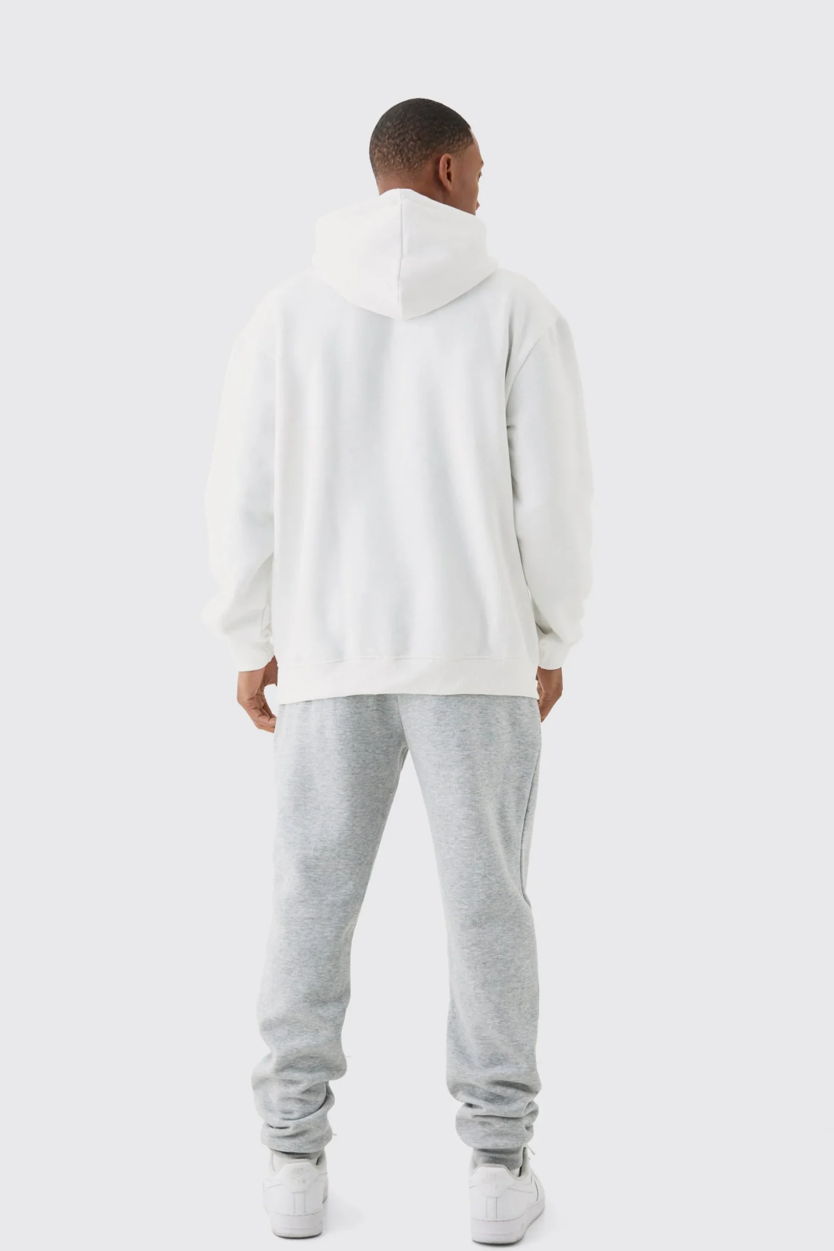Man Signature Overszied Over The Head Hoodie | BoohooMAN UK