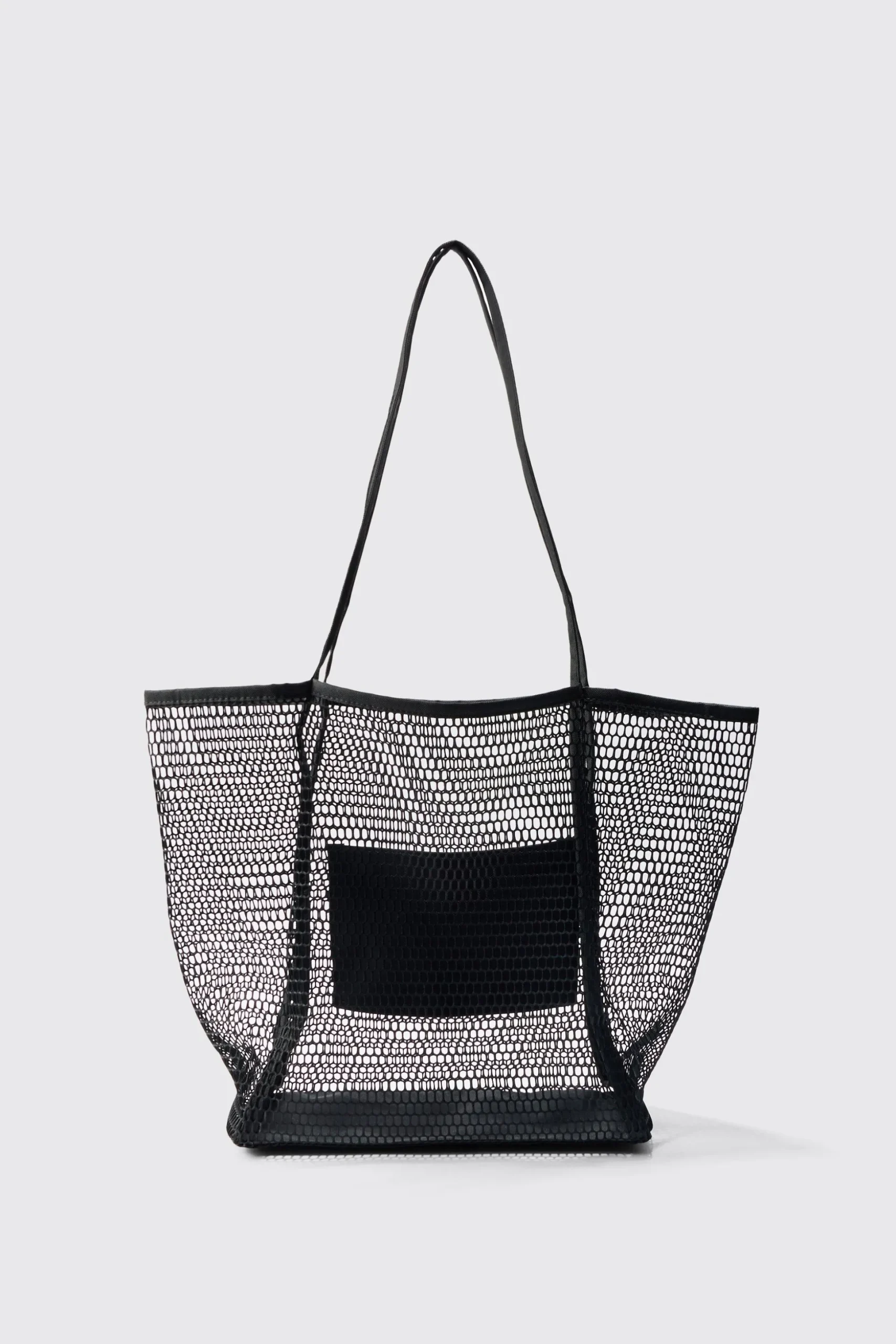 Mesh Shopper Tote | BoohooMAN UK