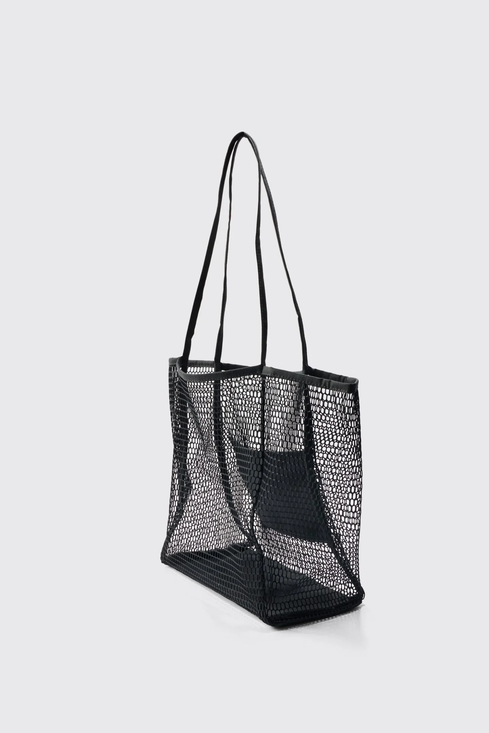Mesh Shopper Tote | BoohooMAN UK