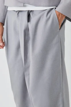 Mix & Mat Grey Suit Set | BoohooMAN UK