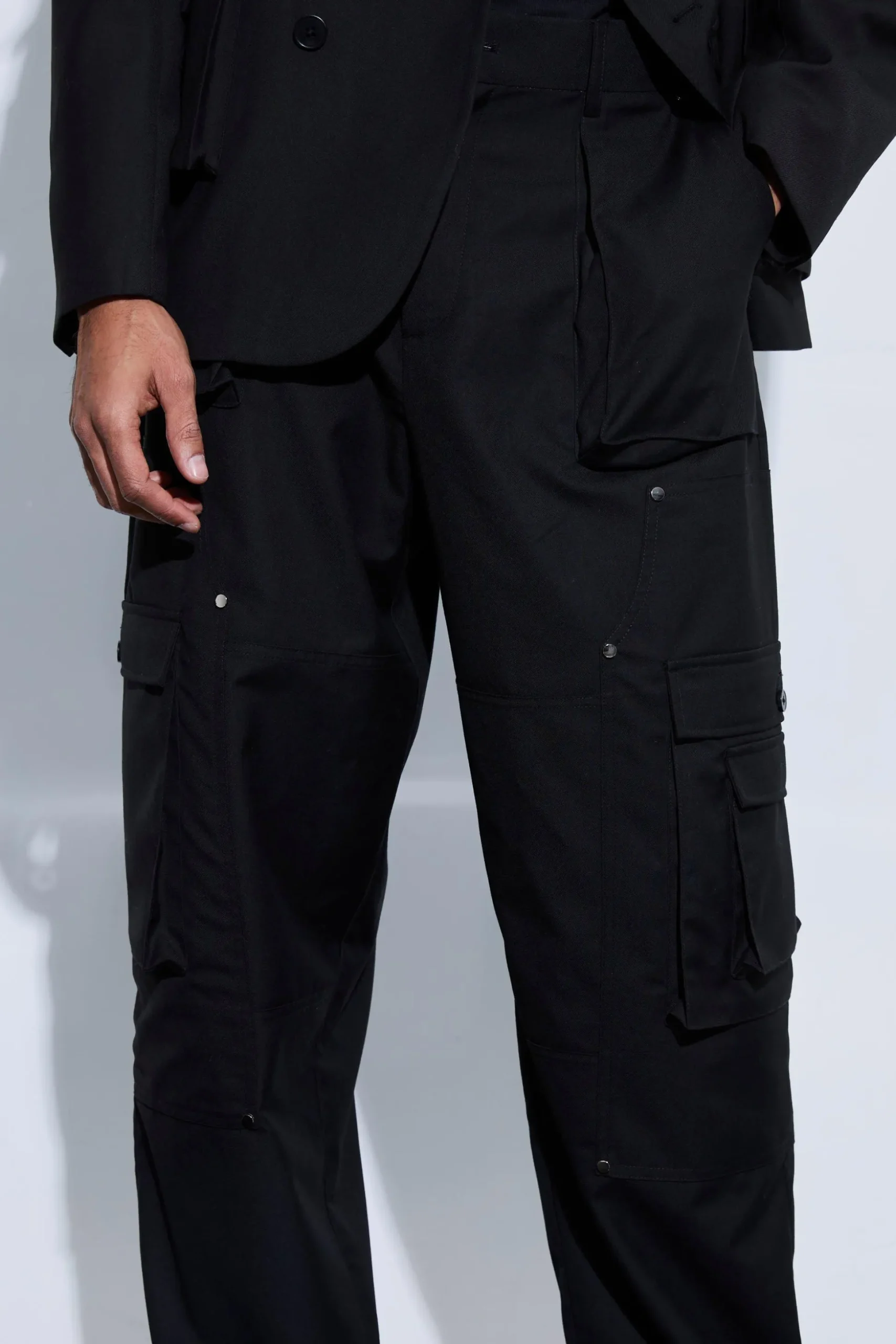 Multi Cargo Pocket Boxy Suit | BoohooMAN UK