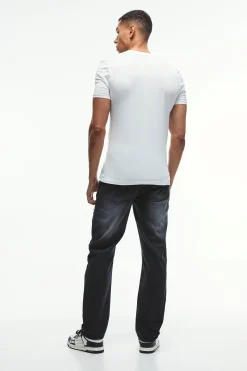 Muscle Gothic Cross Print T-Shirt | BoohooMAN UK