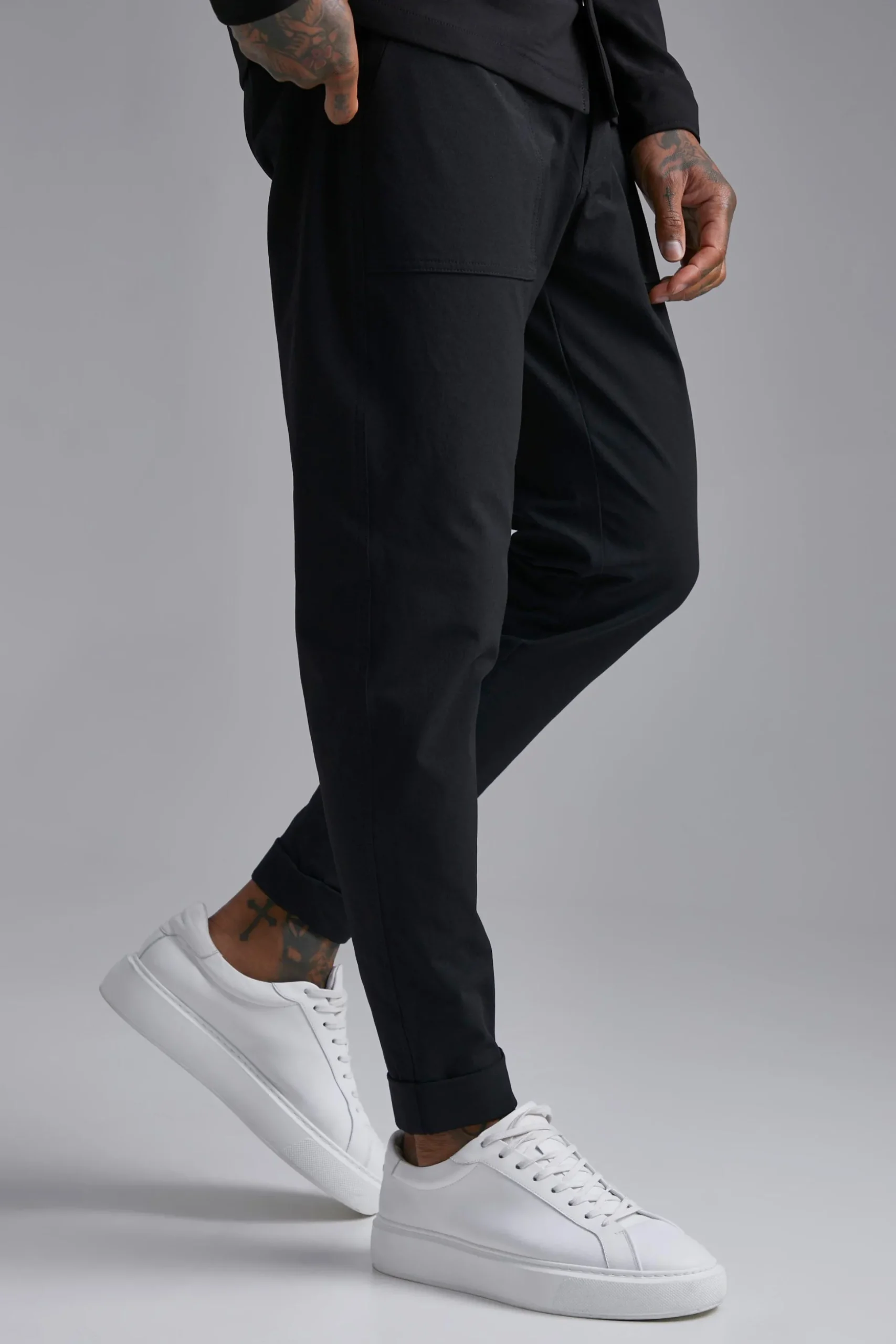 Nylon Technical Trouser | BoohooMAN UK