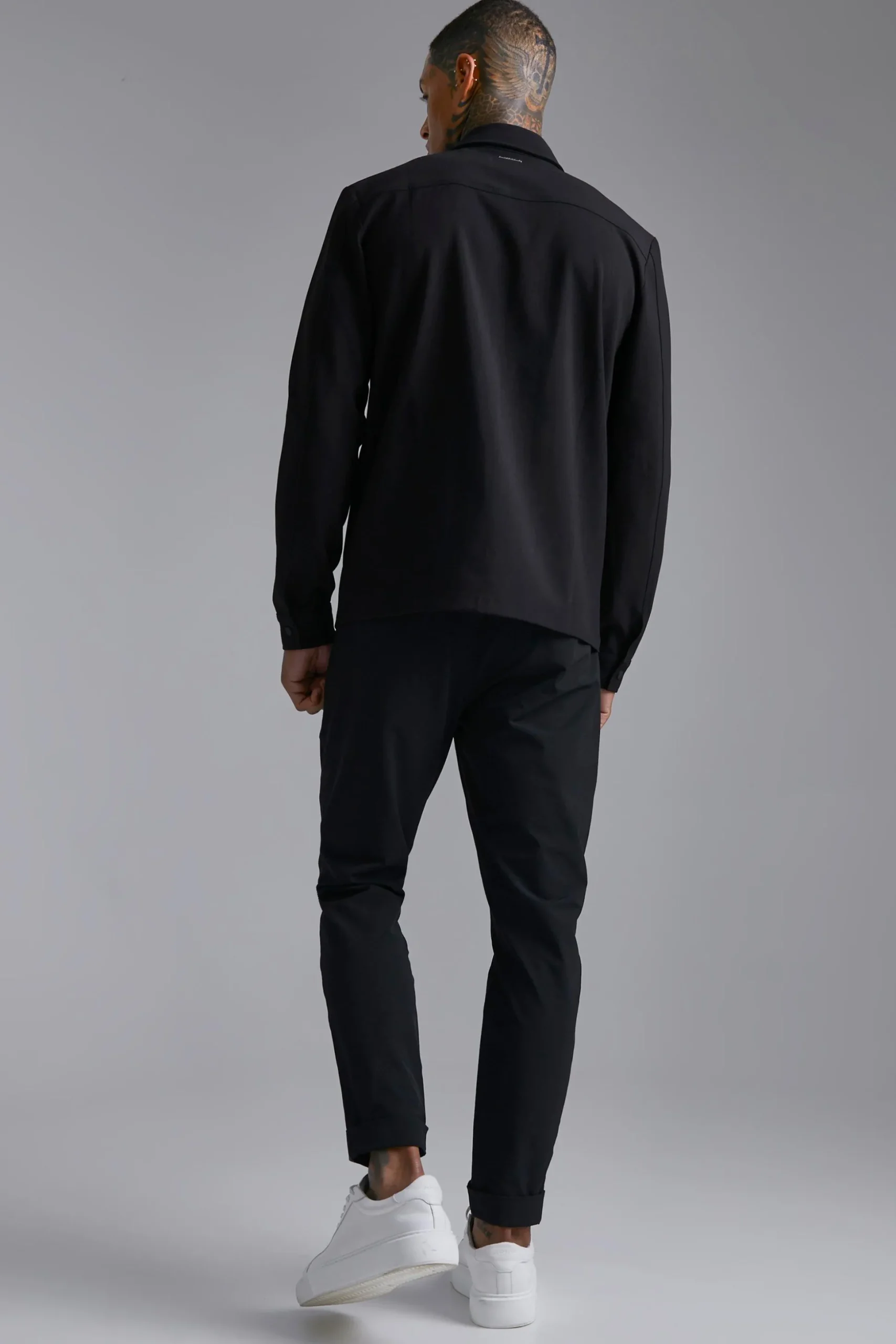 Nylon Technical Trouser | BoohooMAN UK