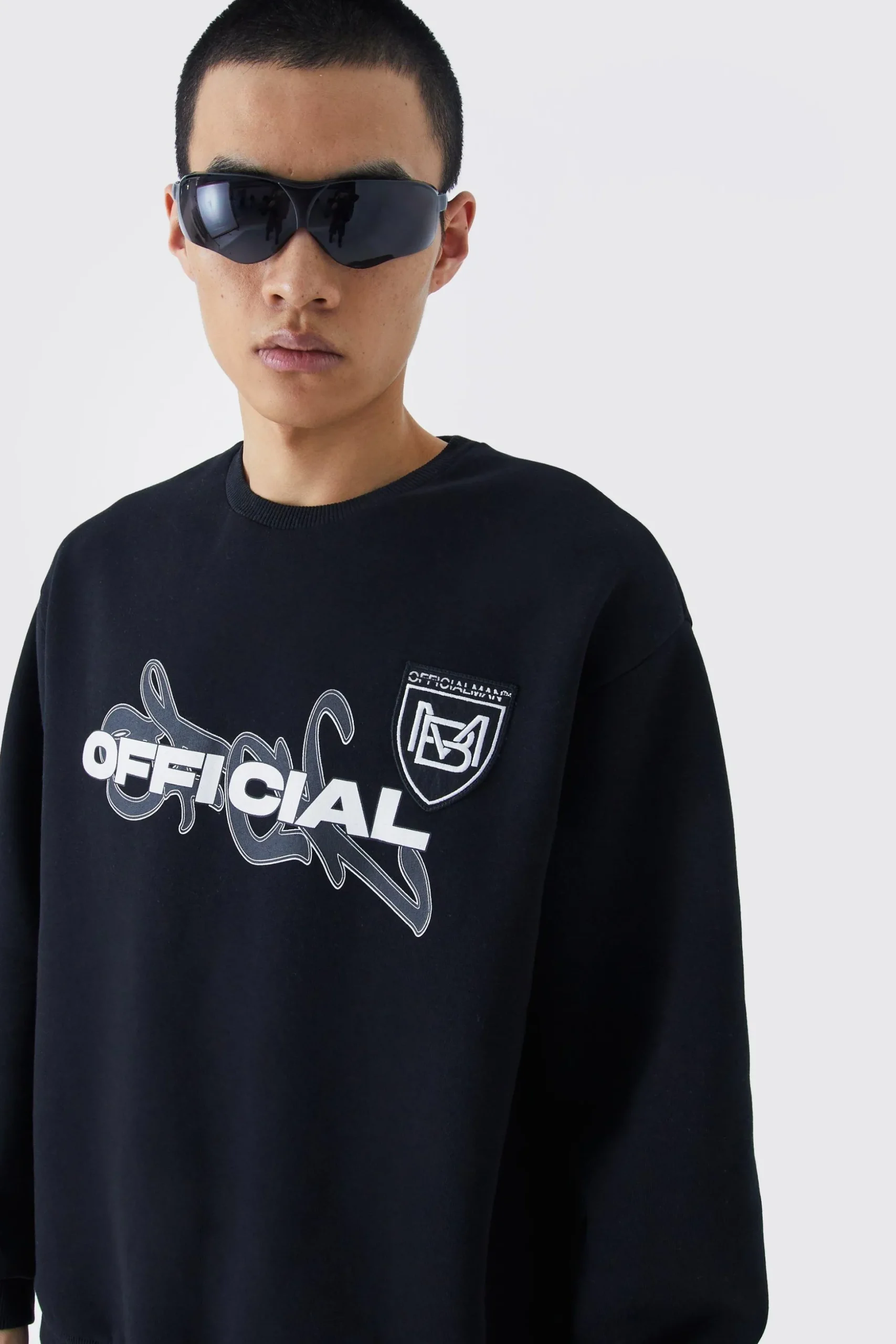 Official Oversized Sweat | BoohooMAN UK