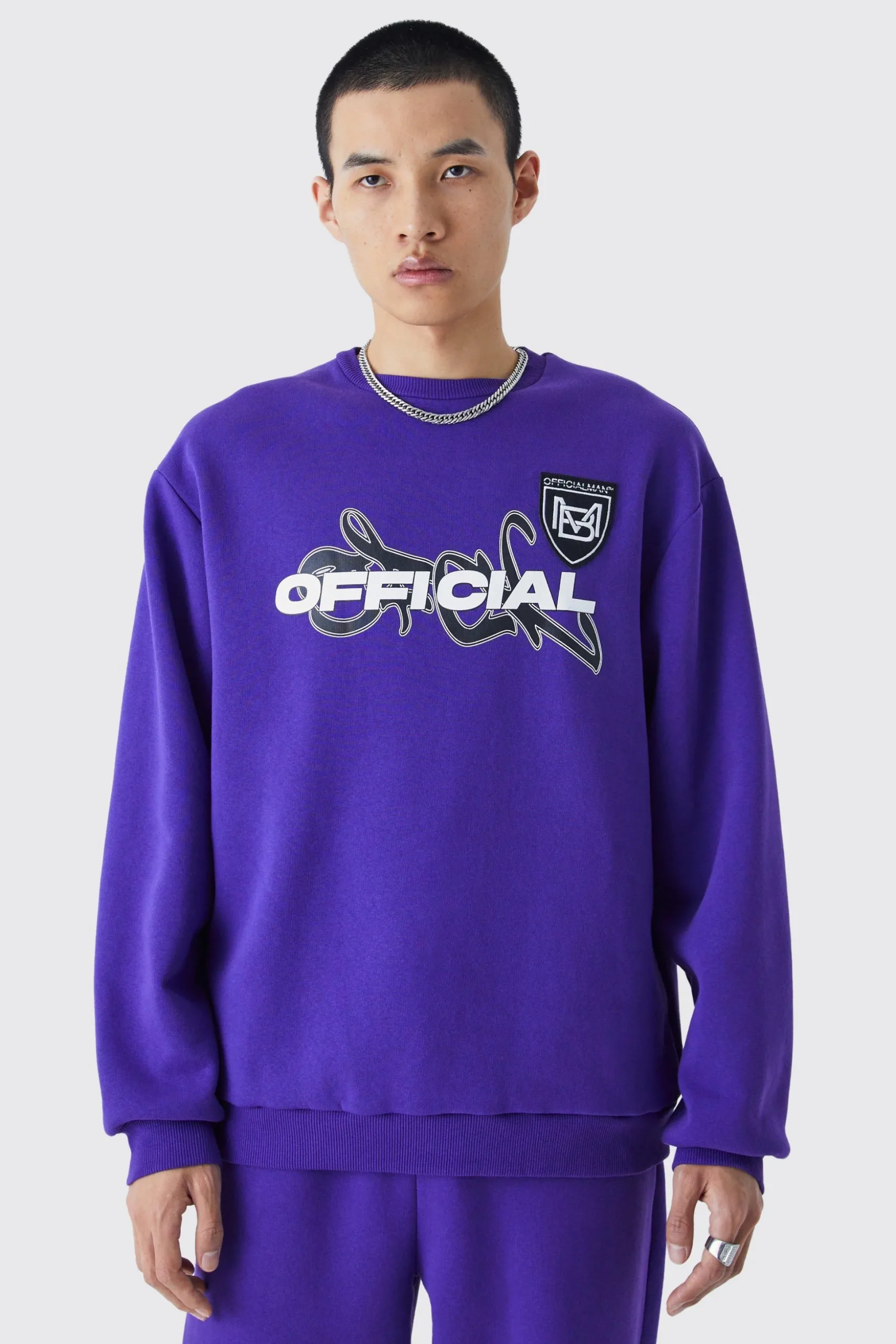 Official Oversized Sweat | BoohooMAN UK