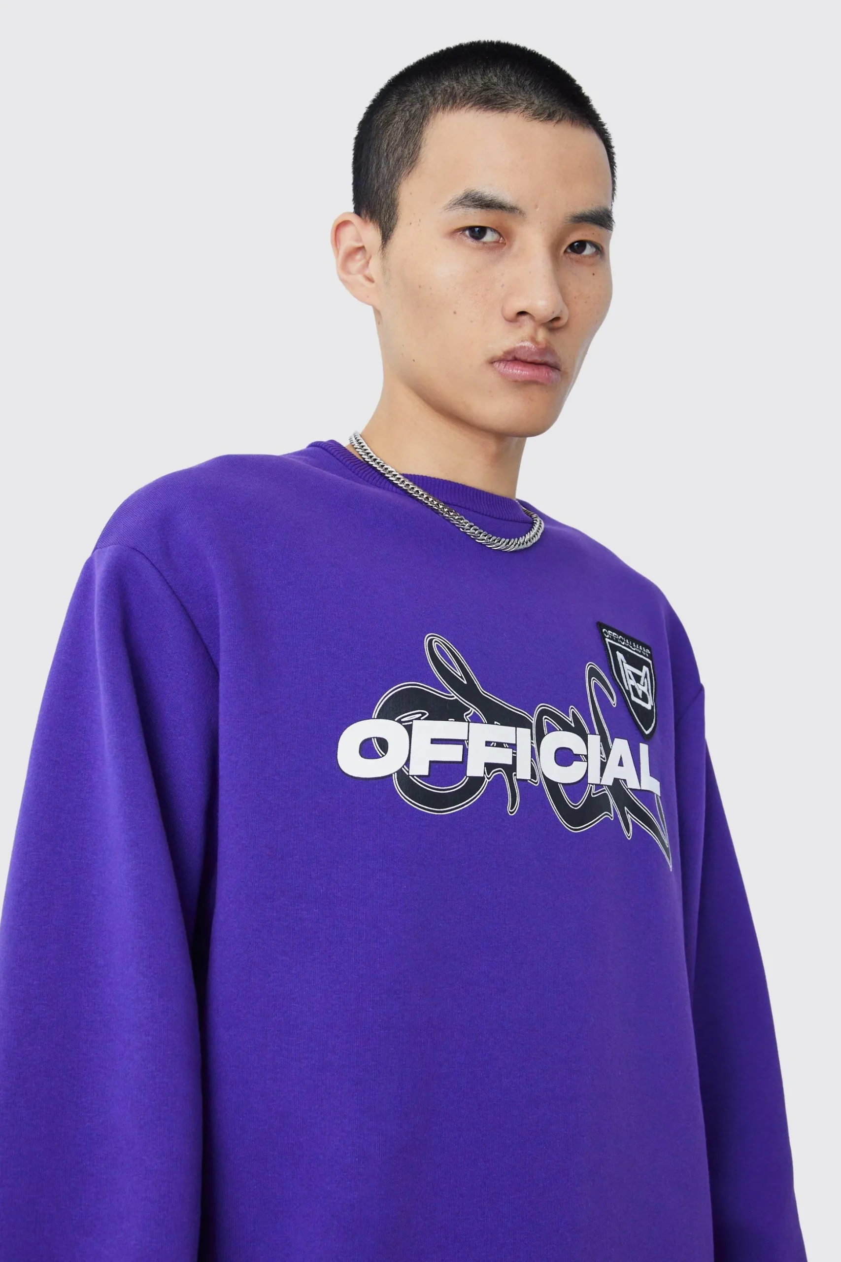 Official Oversized Sweat | BoohooMAN UK