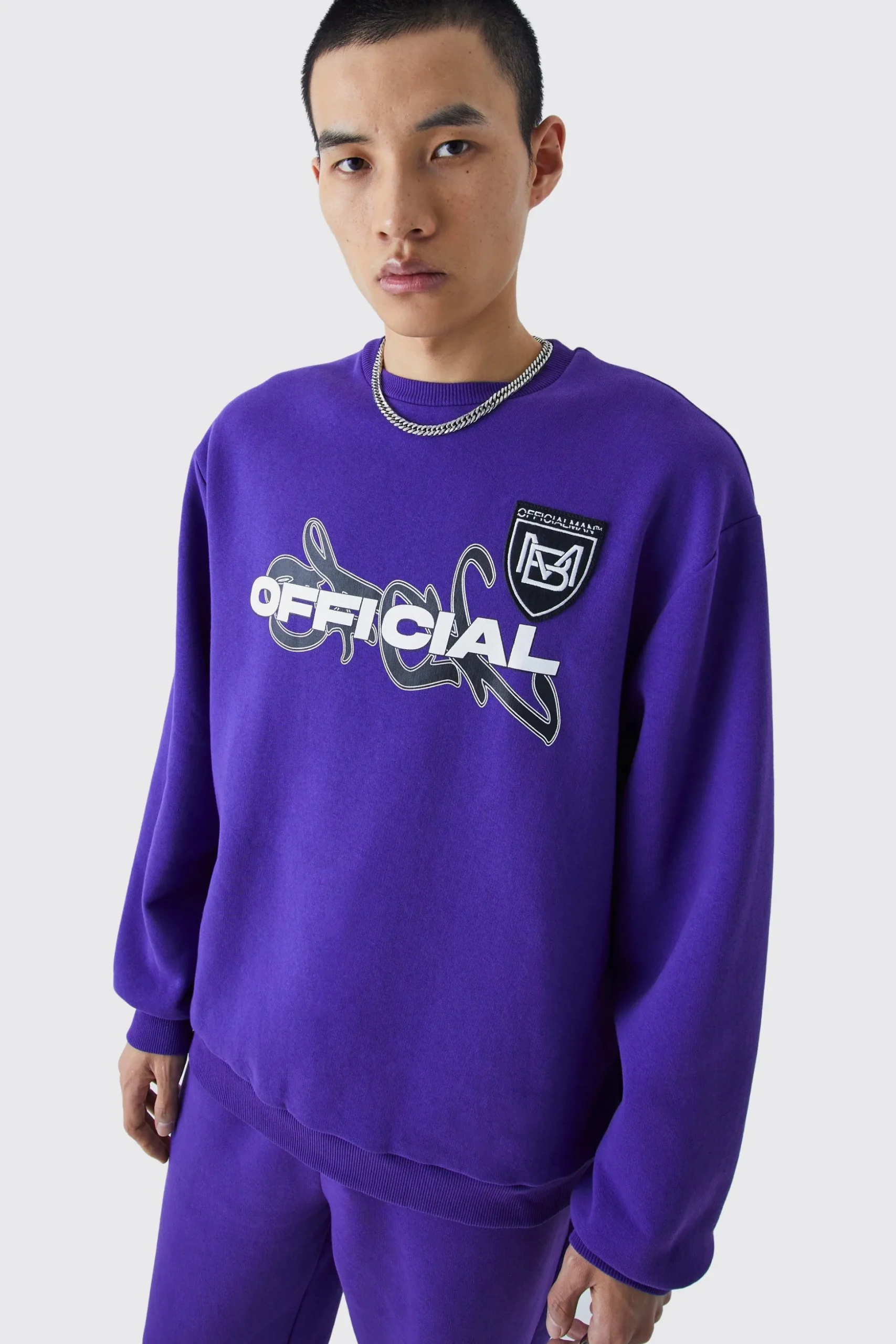 Official Oversized Sweat | BoohooMAN UK