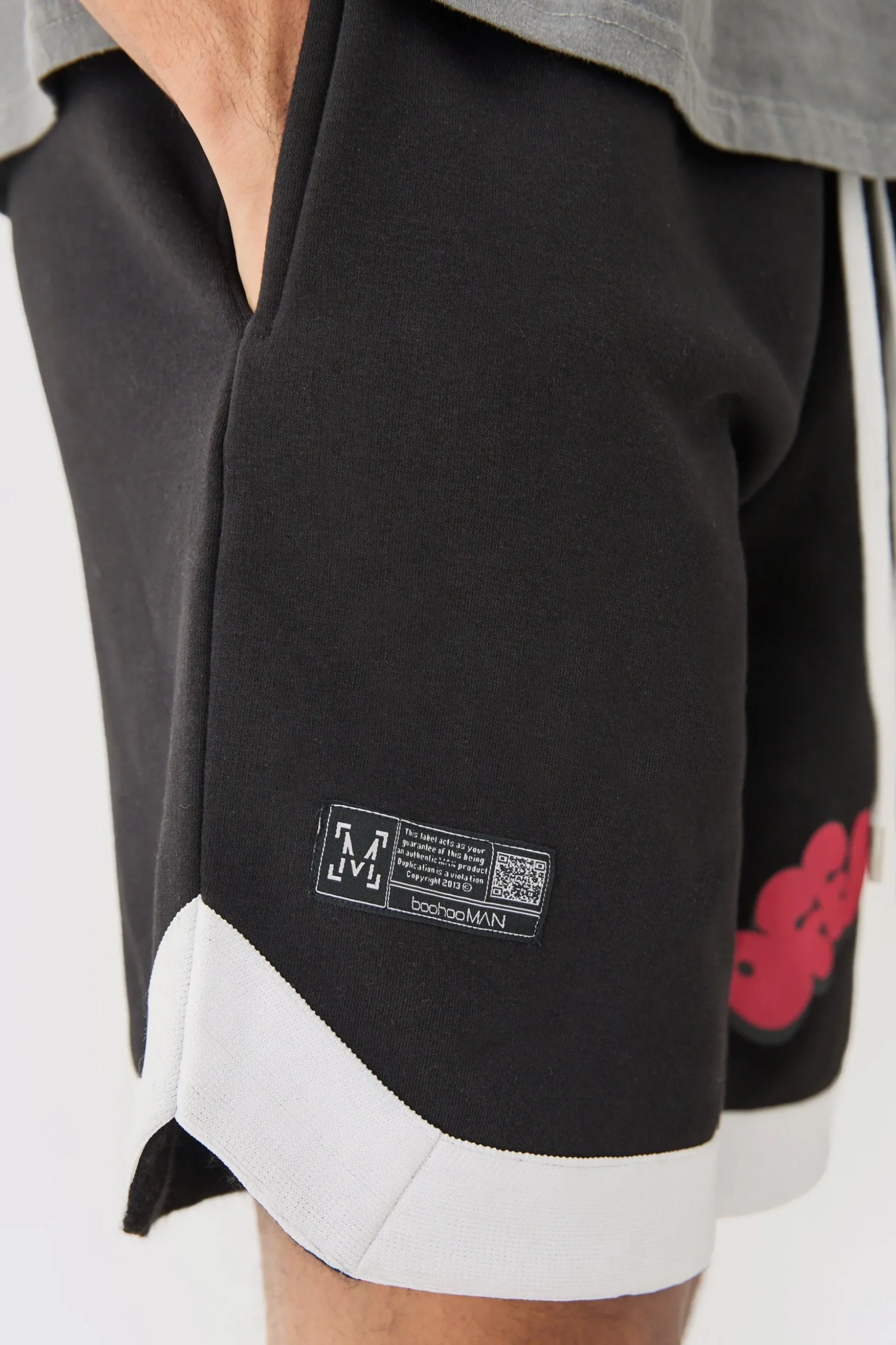 Official Shoe Lace Basketball Shorts | BoohooMAN UK