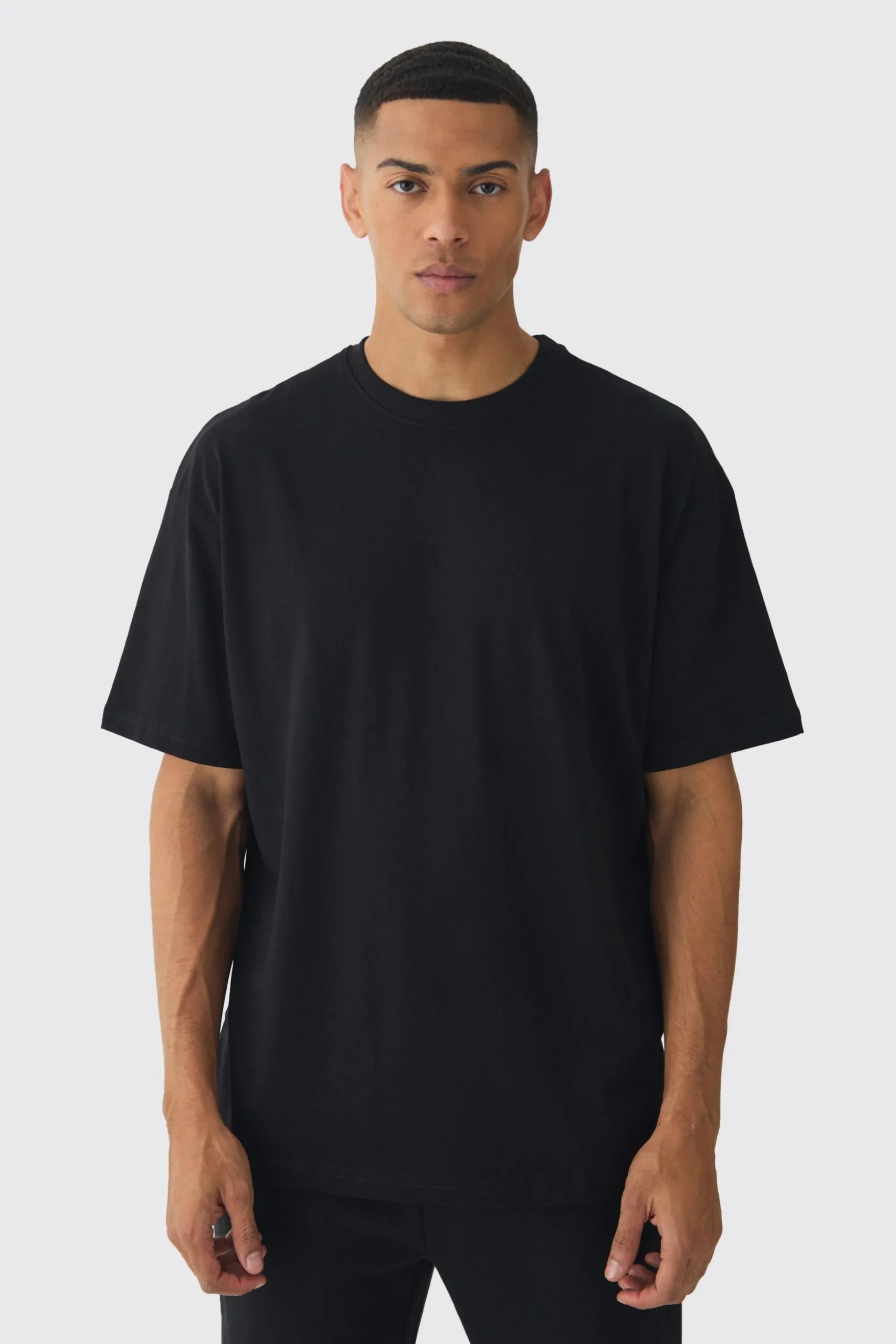 Oversized Basic T-shirt | BoohooMAN UK
