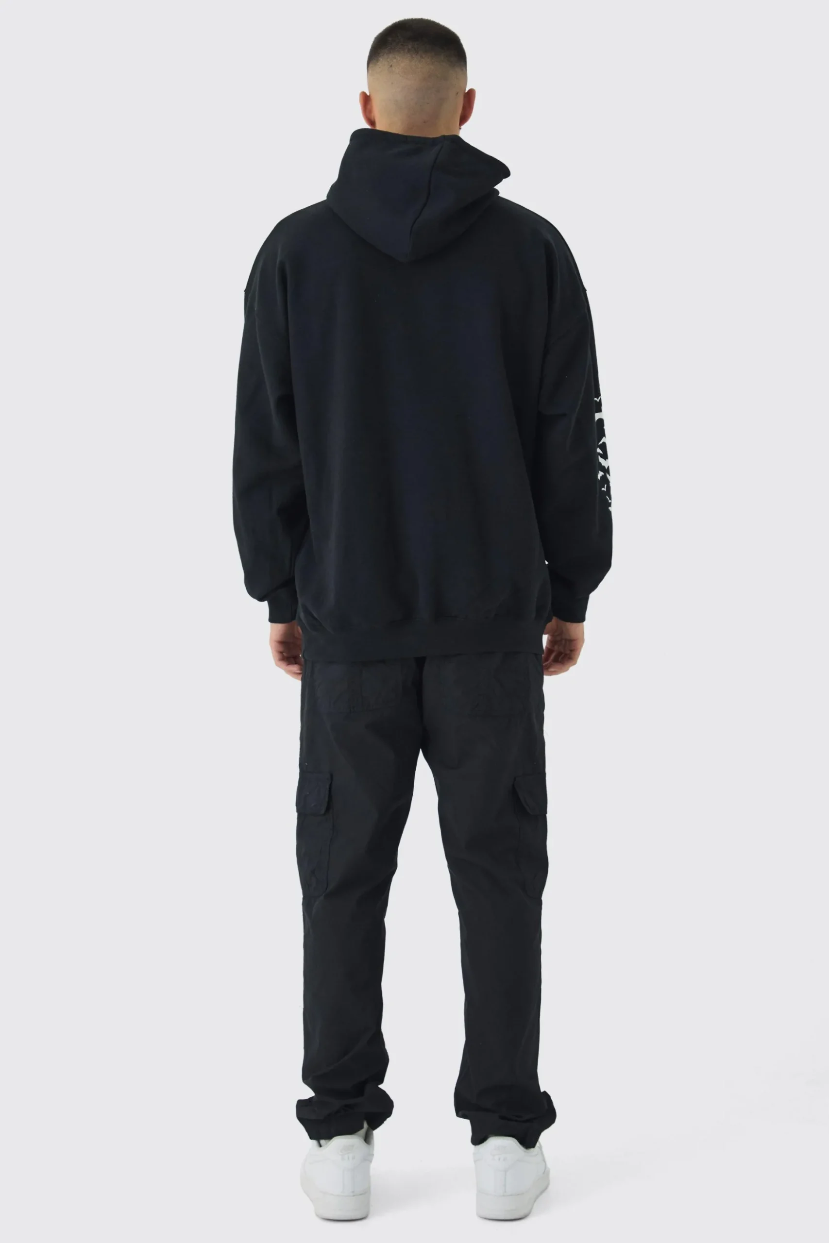 Oversized Batman License Multi Print Hoodie | BoohooMAN UK