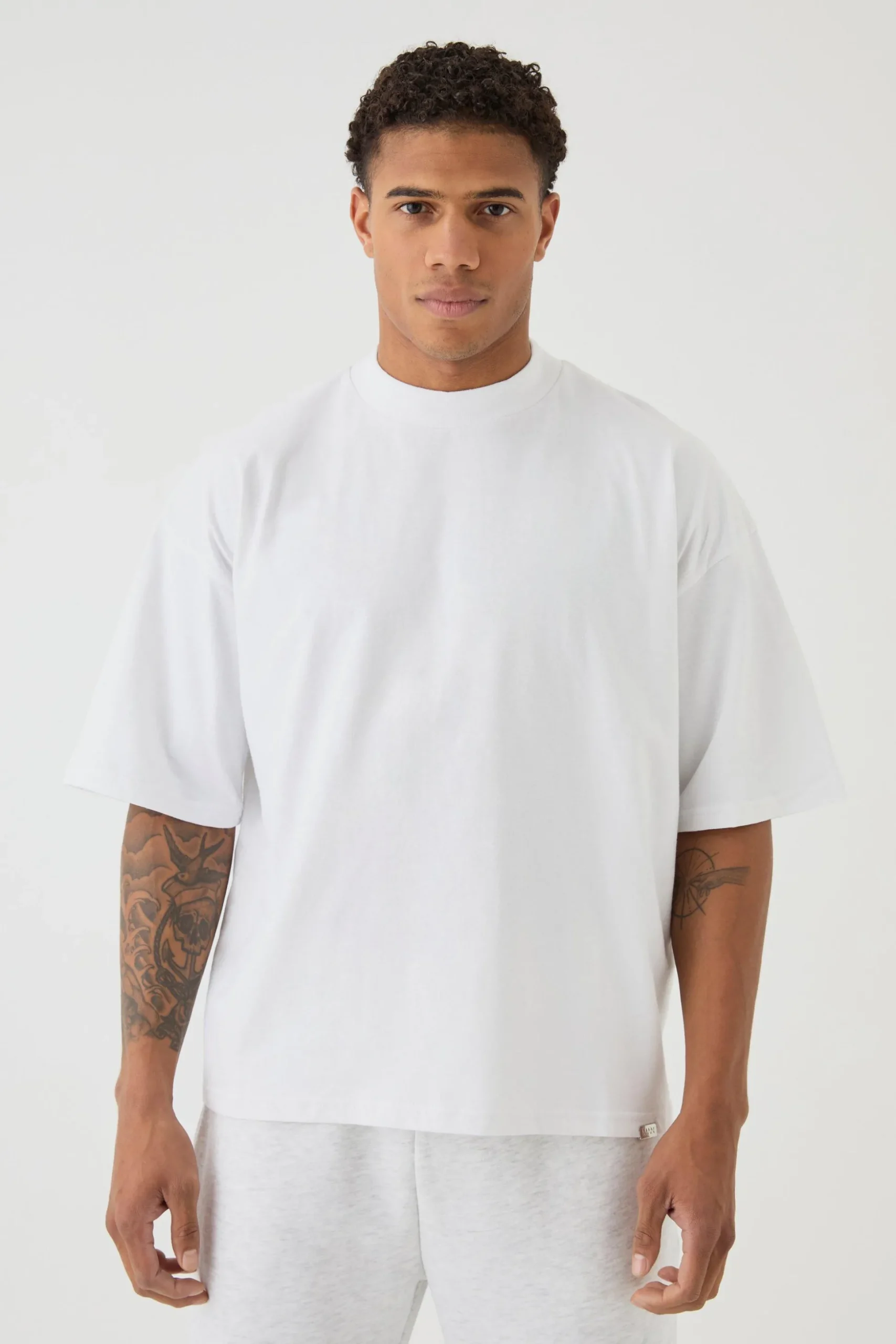 Oversized Boxy Heavyweight T-shirt | BoohooMAN UK