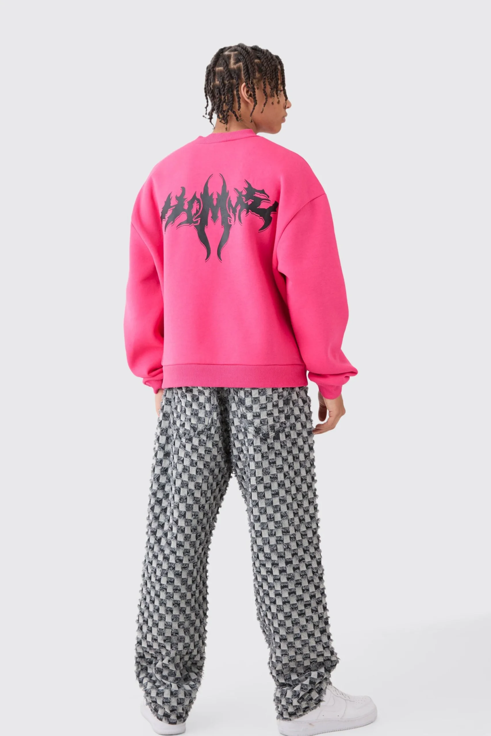 Oversized Boxy Homme Sweatshirt | BoohooMAN UK