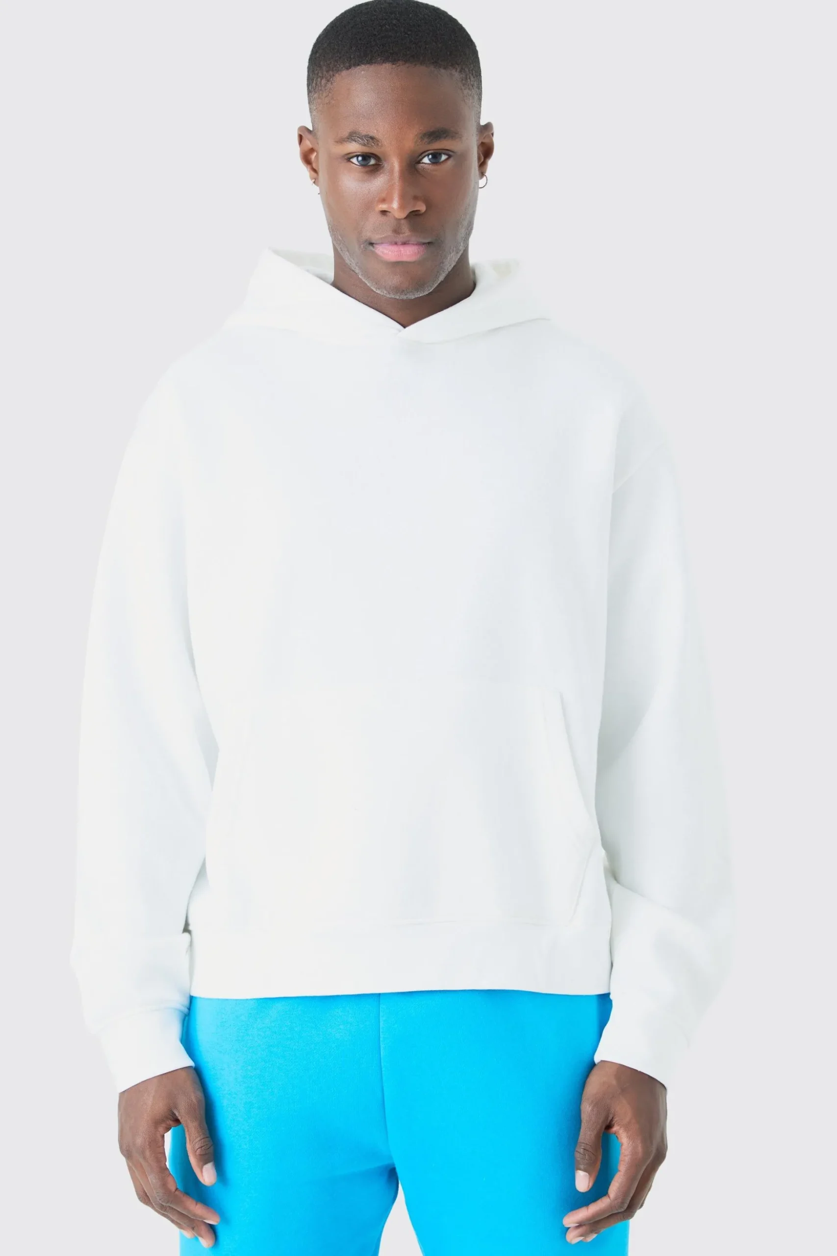 Oversized Boxy Hoodie | BoohooMAN UK