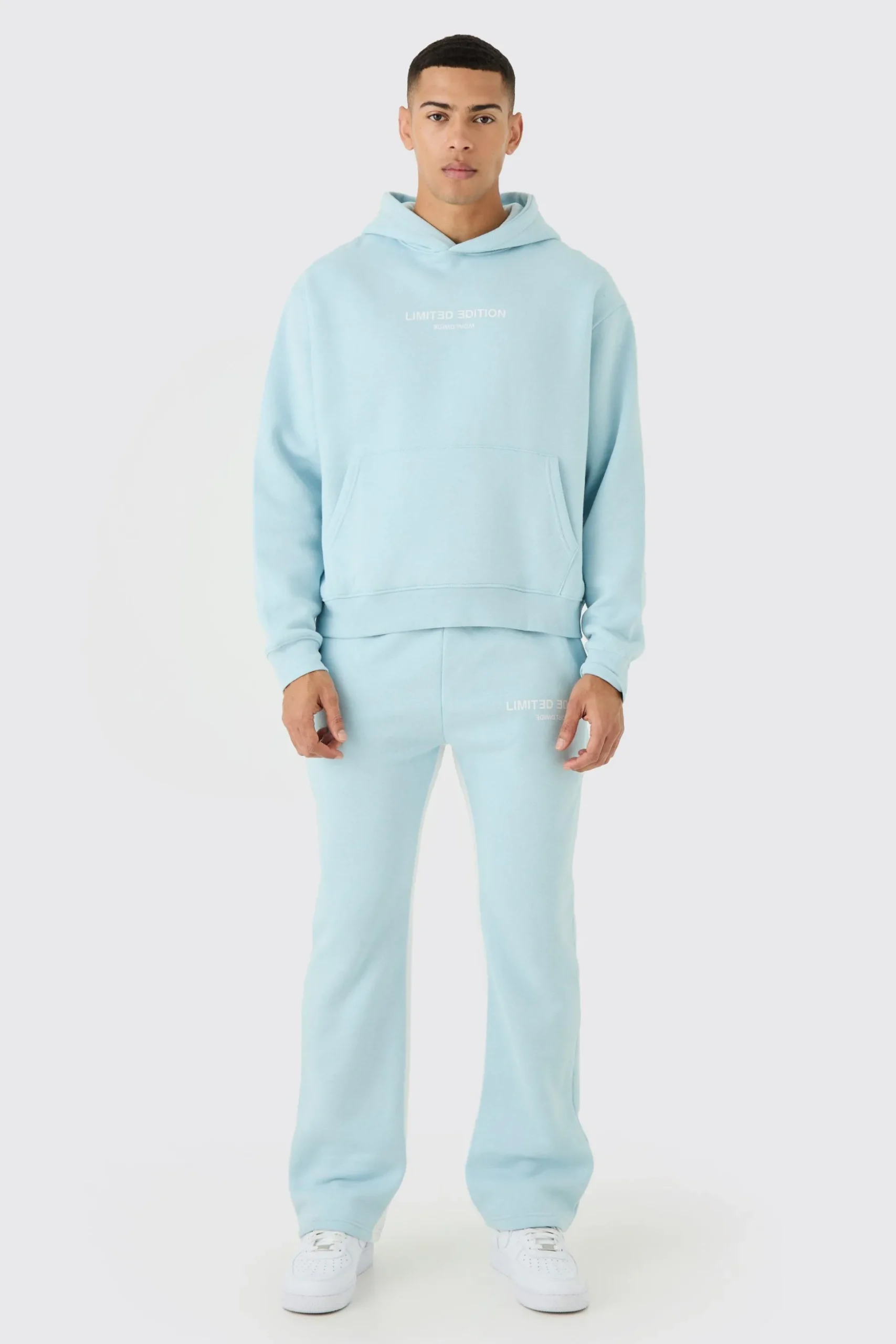 Oversized Boxy Limited Hooded Tracksuit | BoohooMAN UK