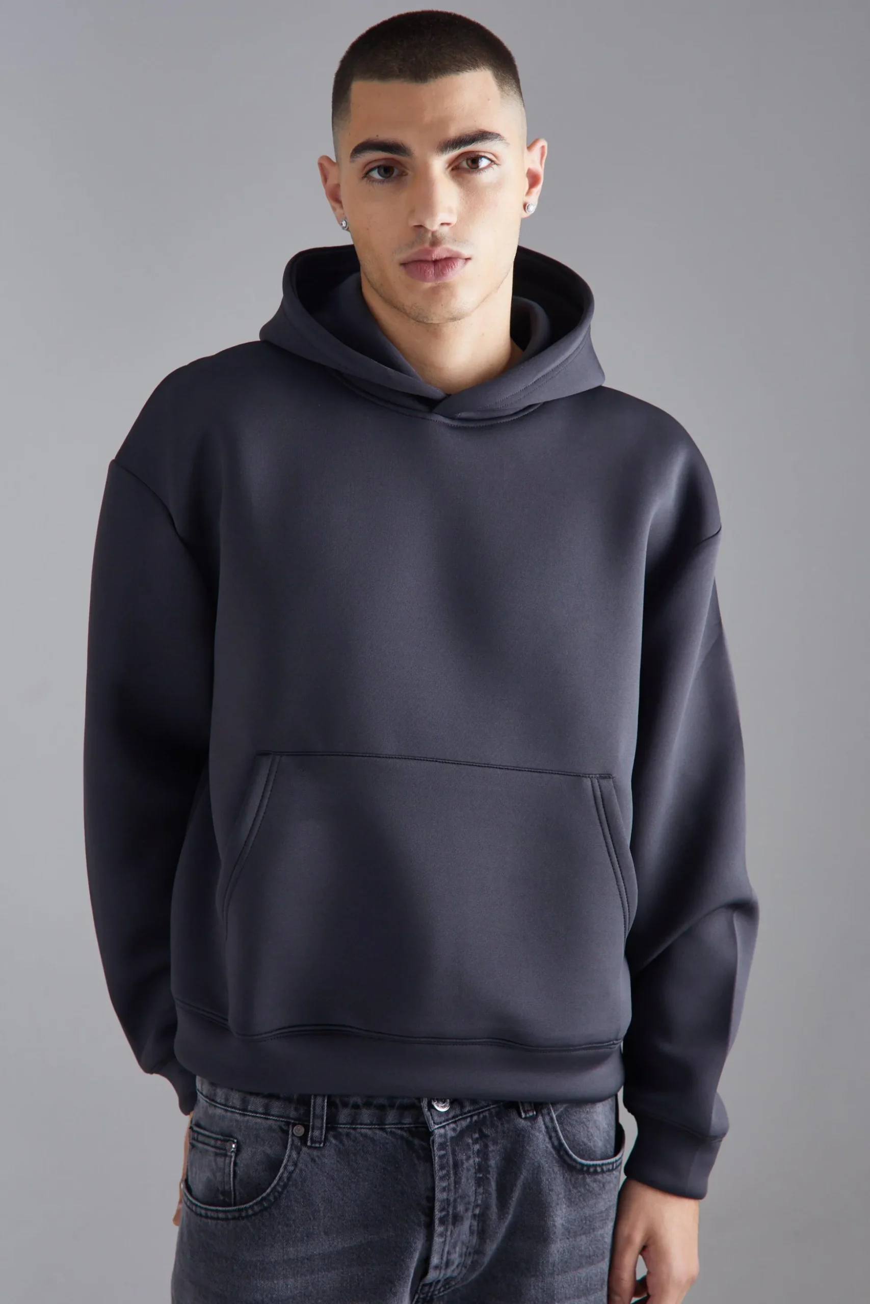 Oversized Boxy Limited Scuba Hoodie | BoohooMAN UK