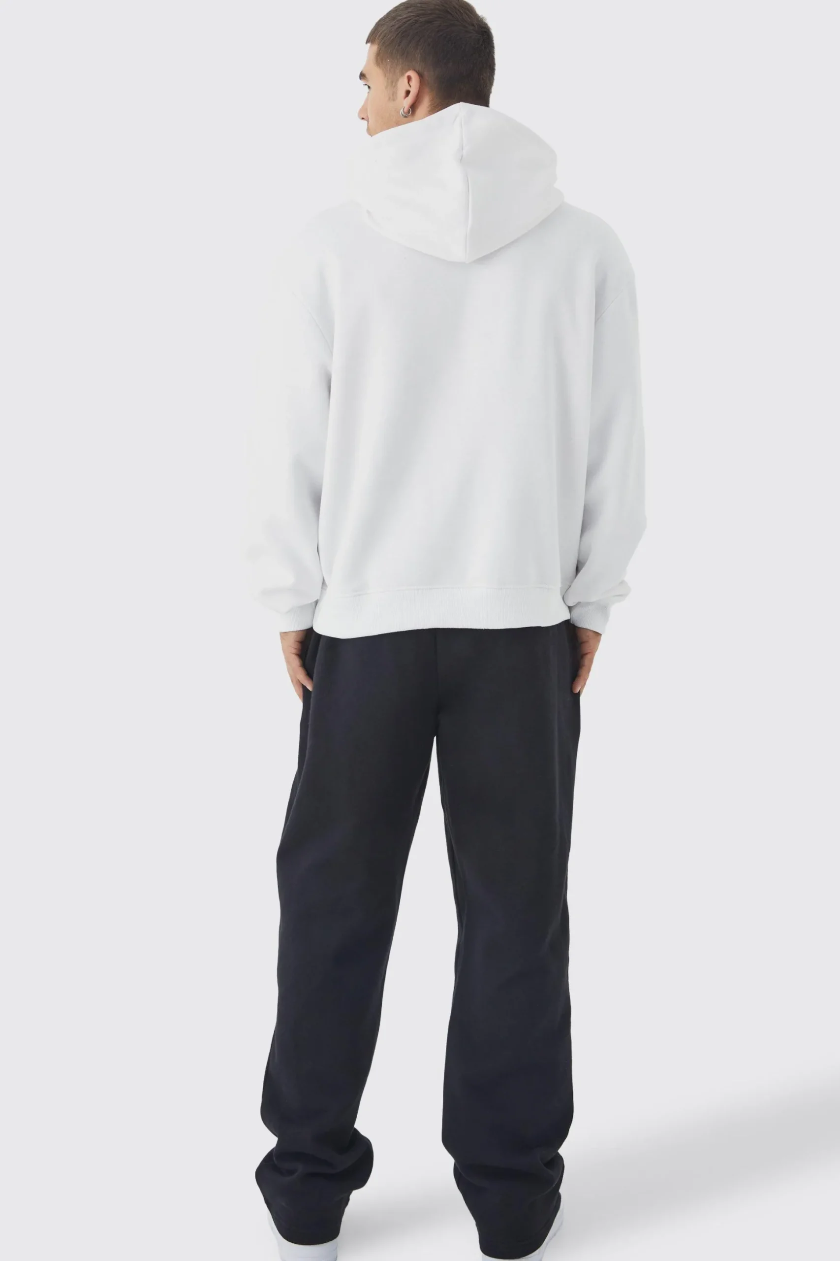 Oversized Boxy Man Basic Hoodie | BoohooMAN UK