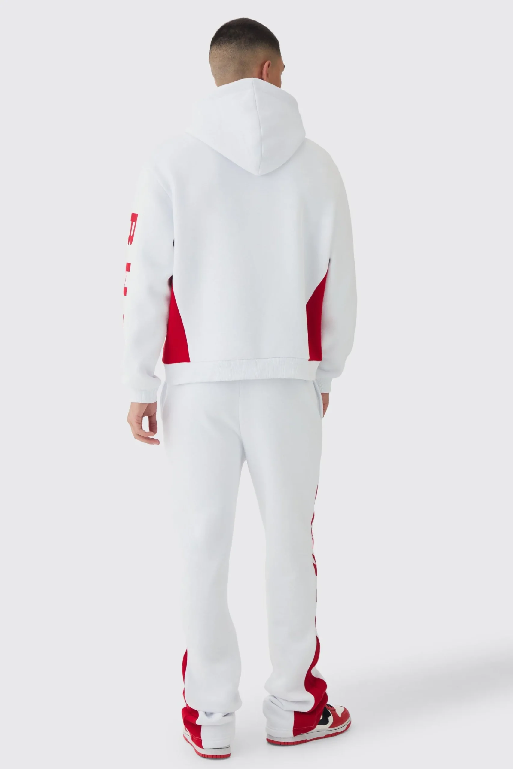 Oversized Boxy Moto Series Tracksuit | BoohooMAN UK