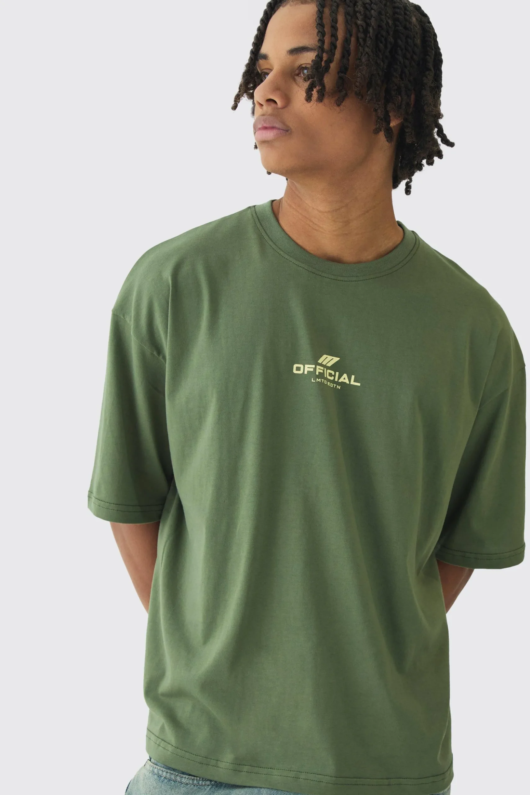 Oversized Boxy Official T-Shirt | BoohooMAN UK