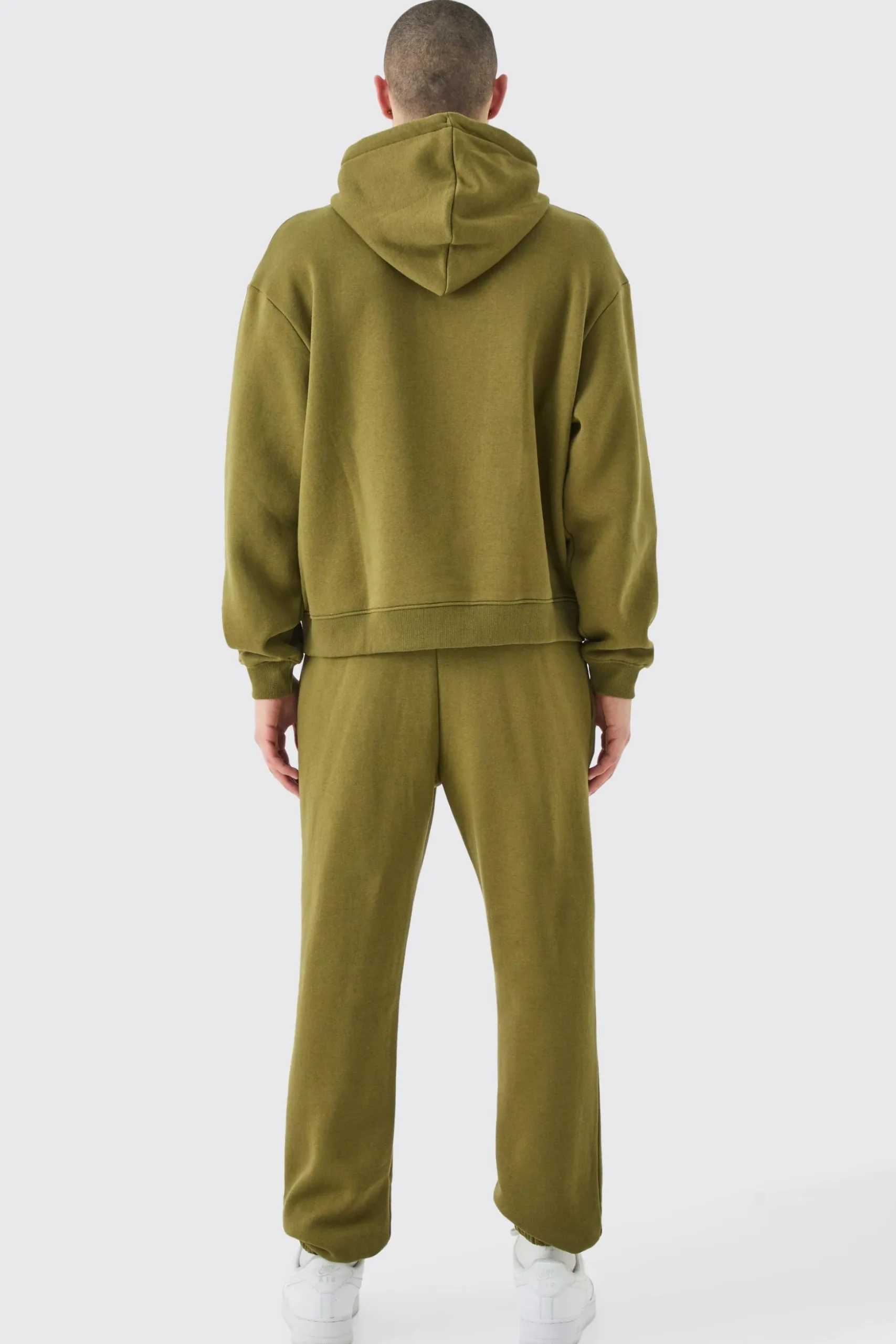 Oversized Boxy Seam Detail Tracksuit | BoohooMAN UK