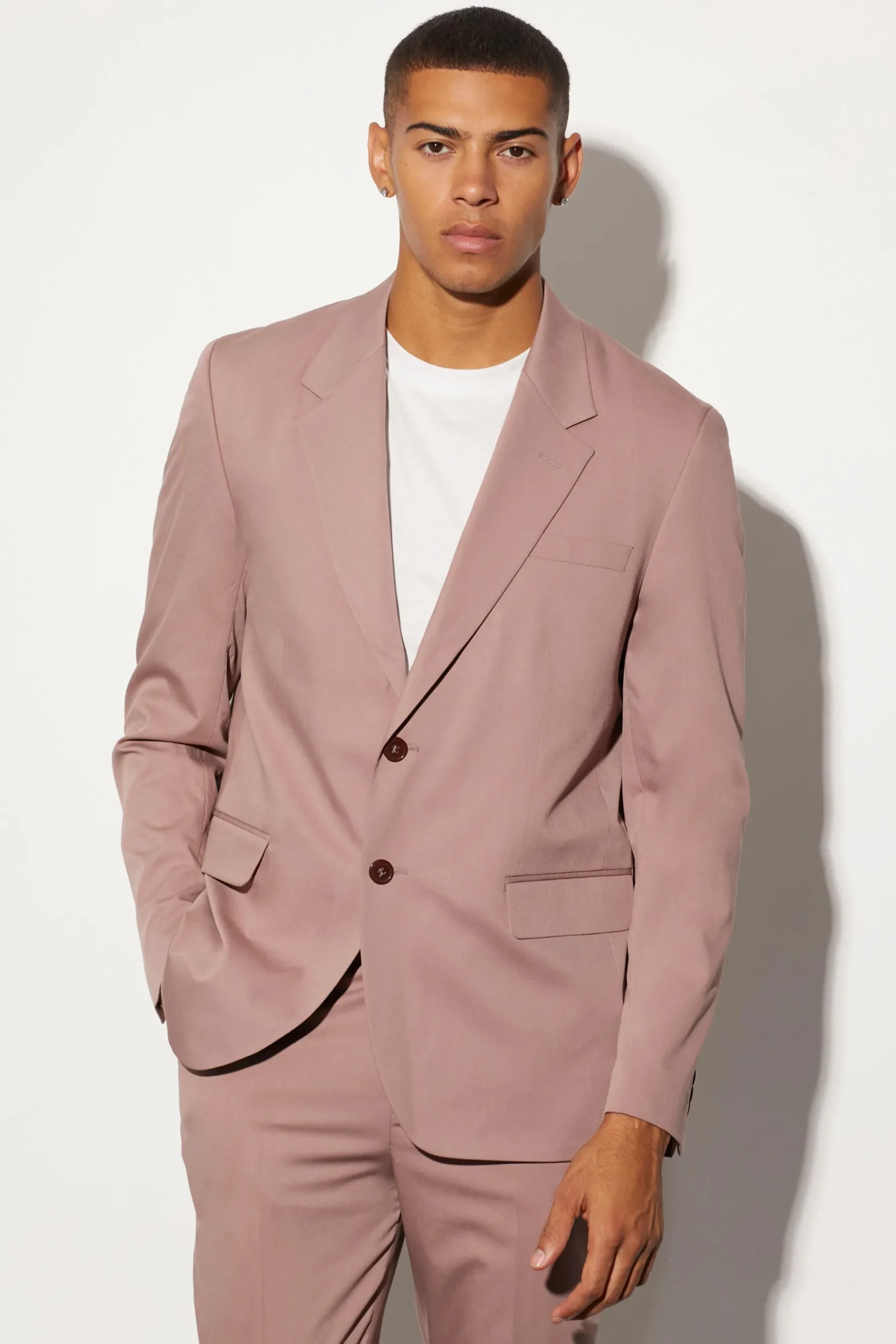 Oversized Boxy Single Breasted Suit Jacket | BoohooMAN UK