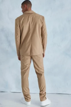 Oversized Boxy Zip Suit Jacket | BoohooMAN UK
