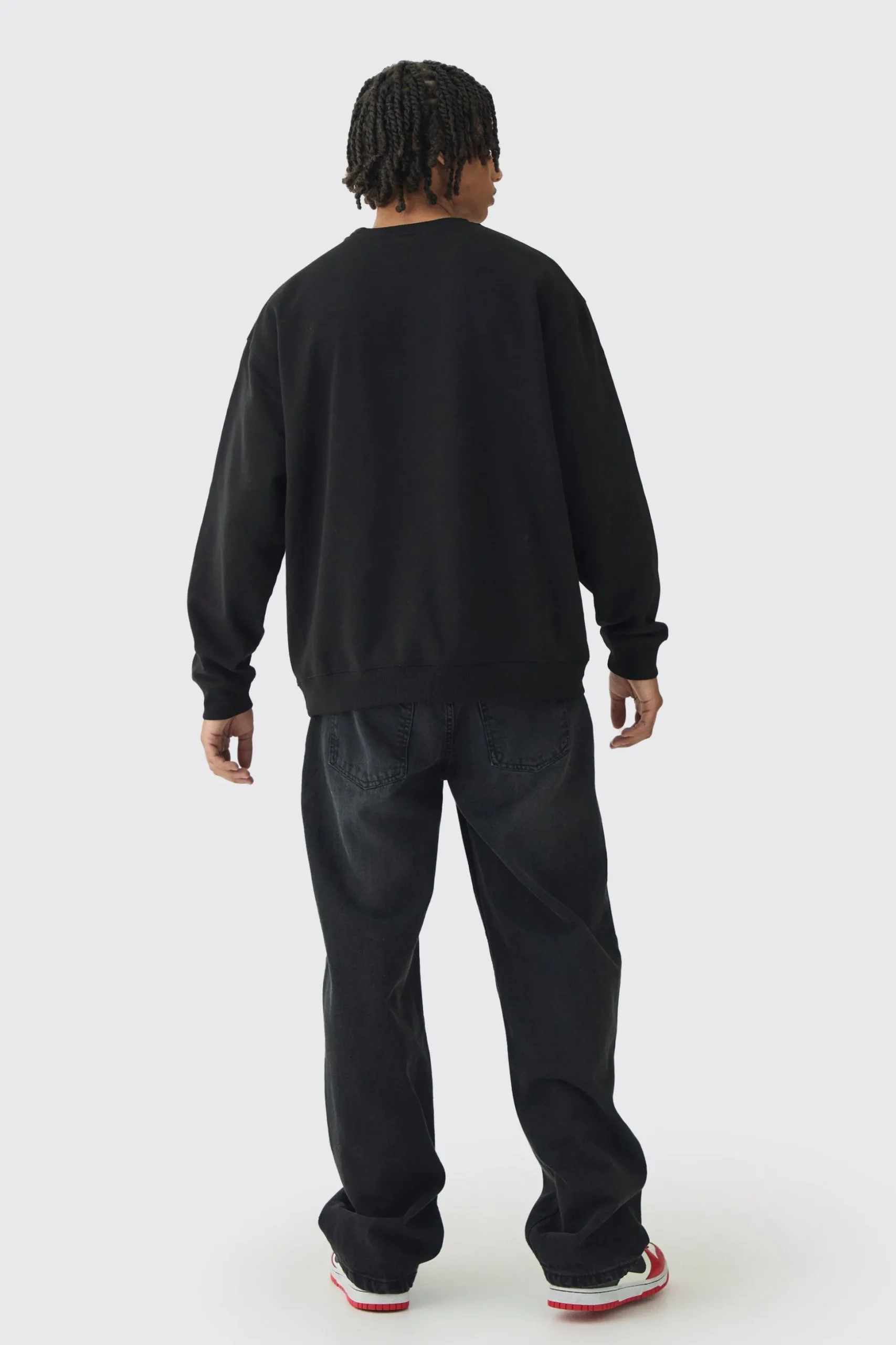 Oversized Broken Heart Sweatshirt | BoohooMAN UK