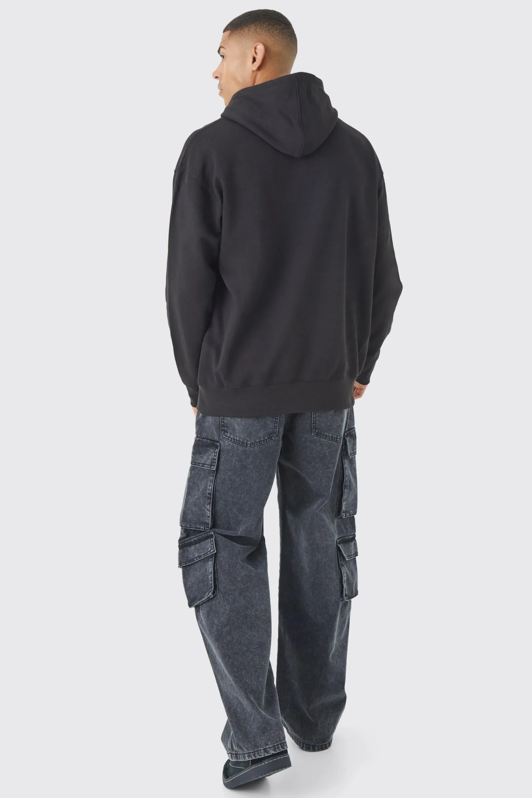 Oversized Car Graphic Hoodie | BoohooMAN UK