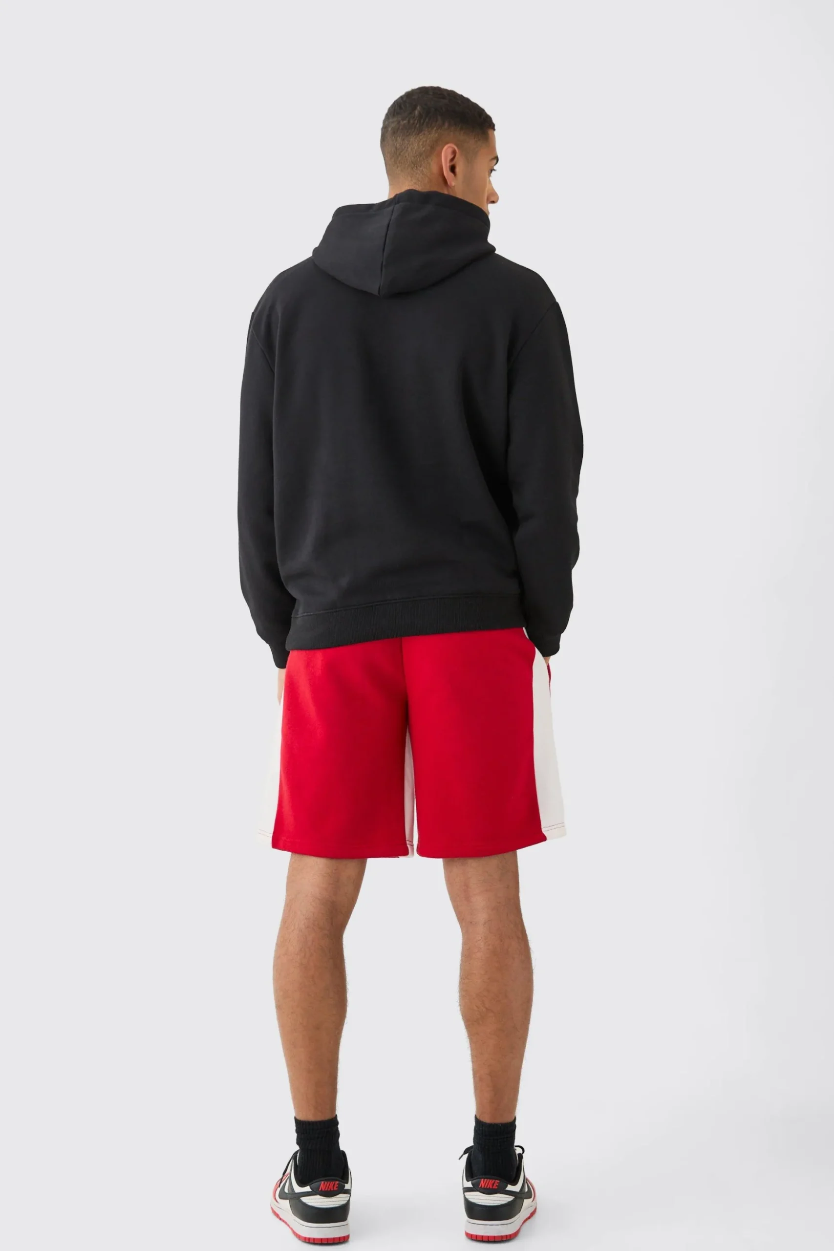 Oversized Chain Stitch Man Embroidered Hoodie | BoohooMAN UK