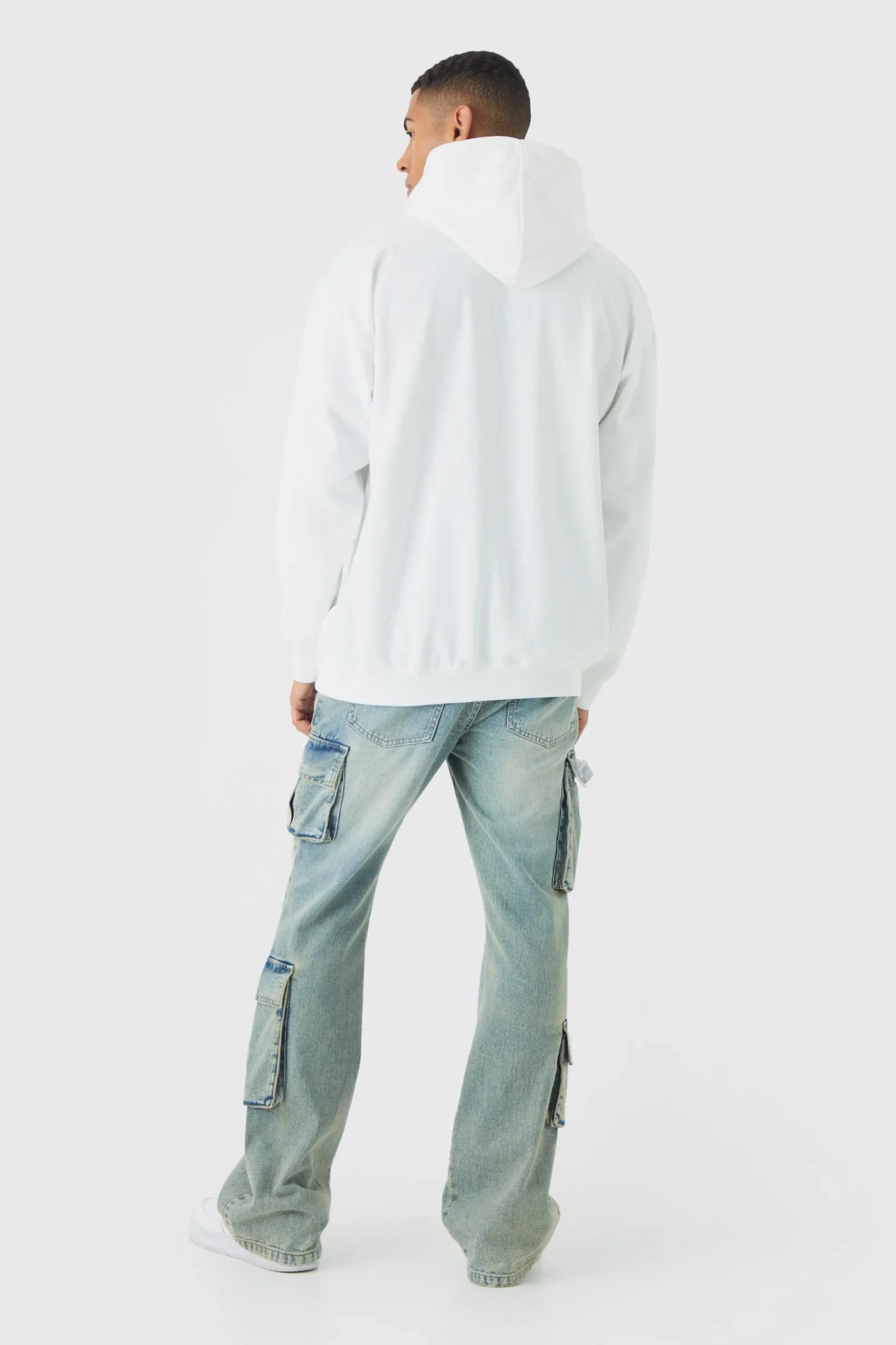 Oversized England Embroidered Hoodie | BoohooMAN UK