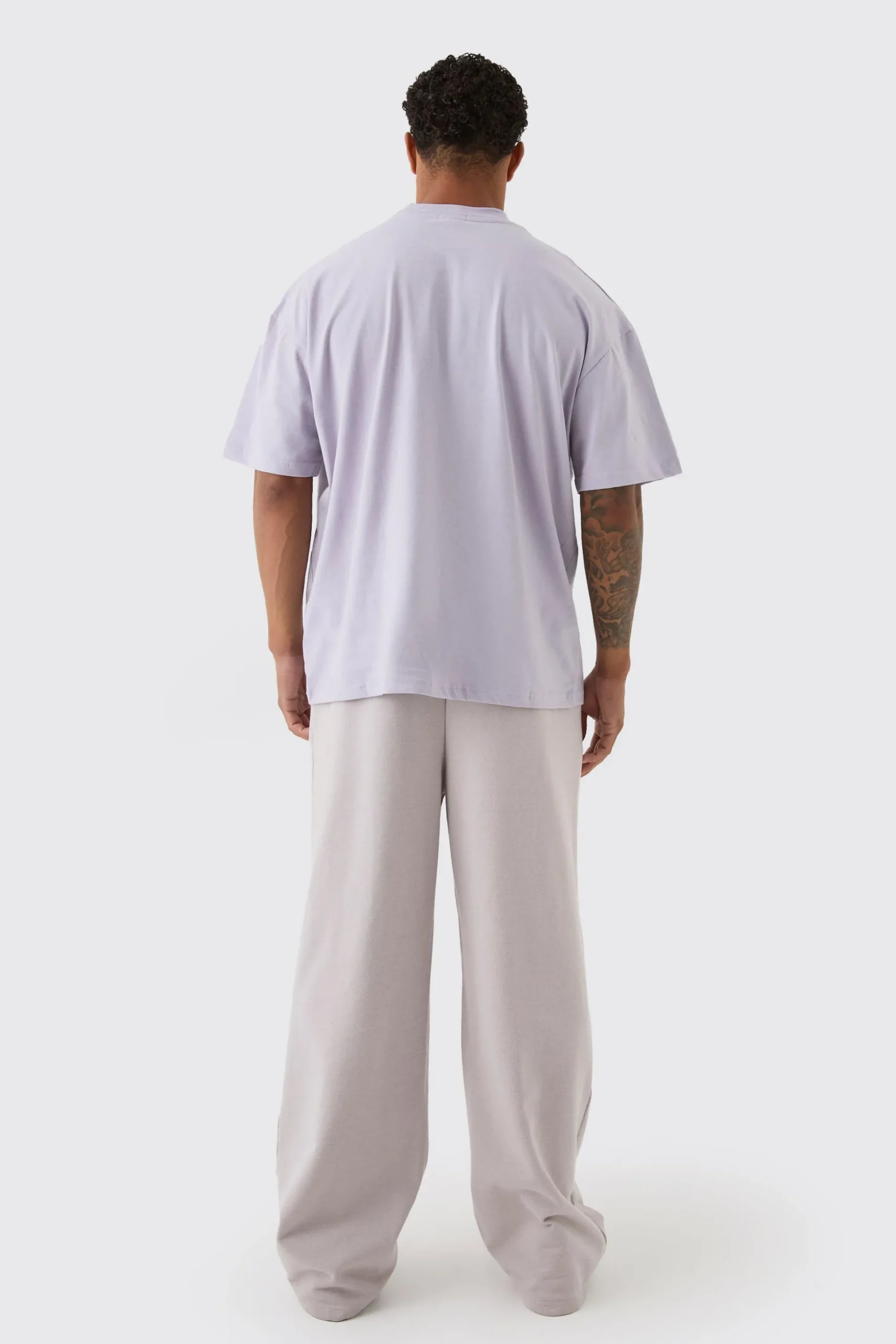 Oversized Extended Neck Heavyweight T-shirt | BoohooMAN UK